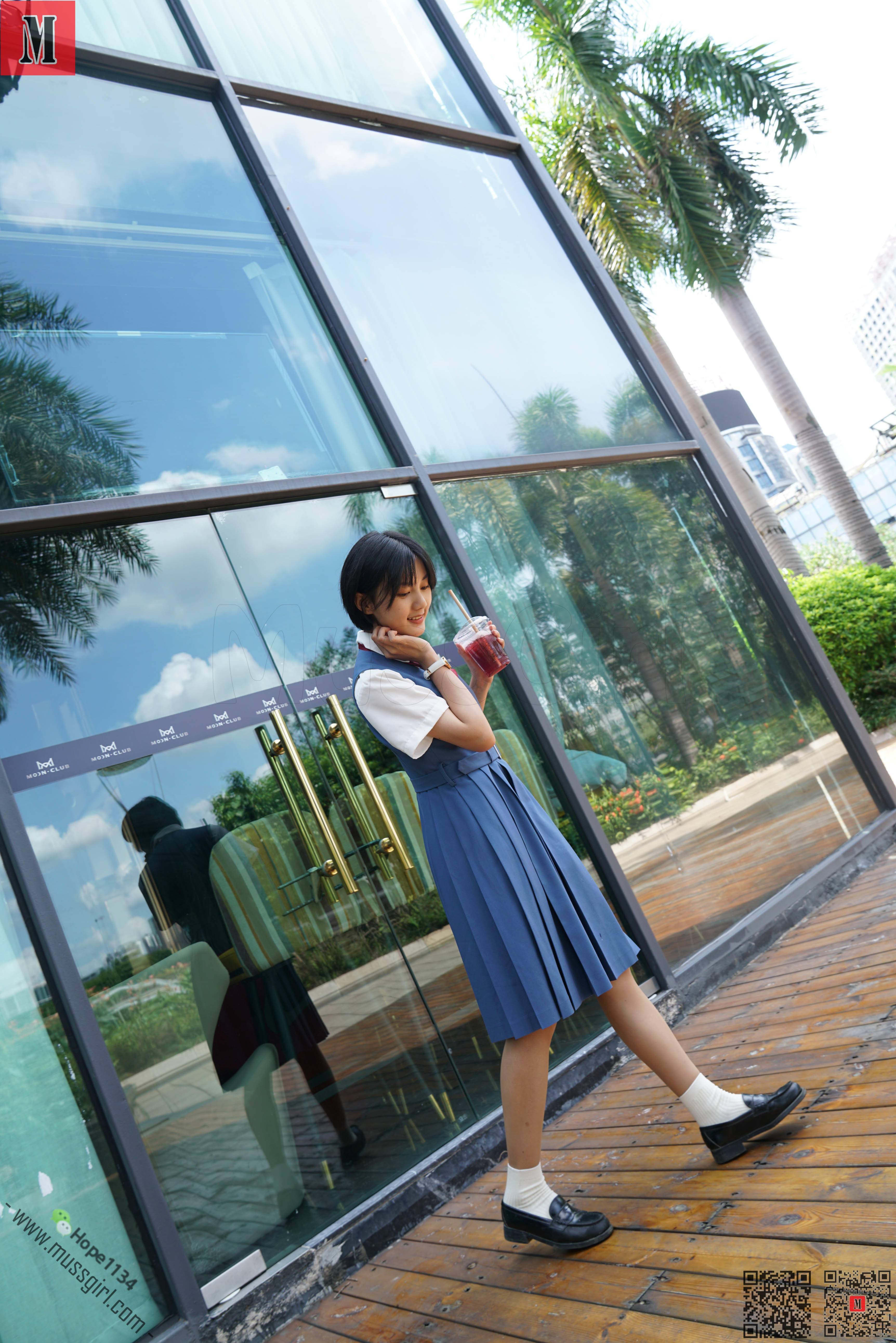 [慕丝女郎MussGirl] No.299 学生制服棉袜_第4张