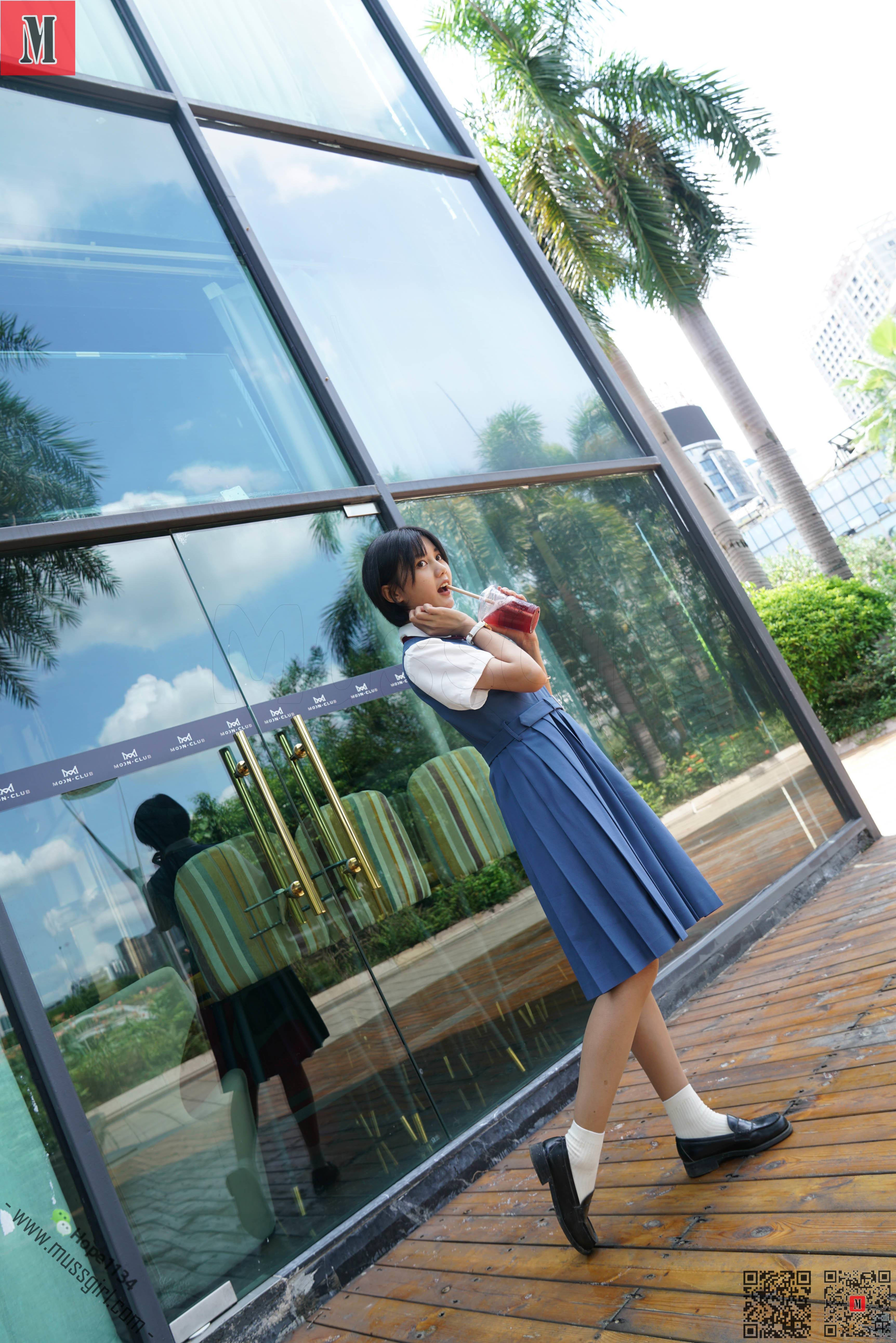 [慕丝女郎MussGirl] No.299 学生制服棉袜_第5张