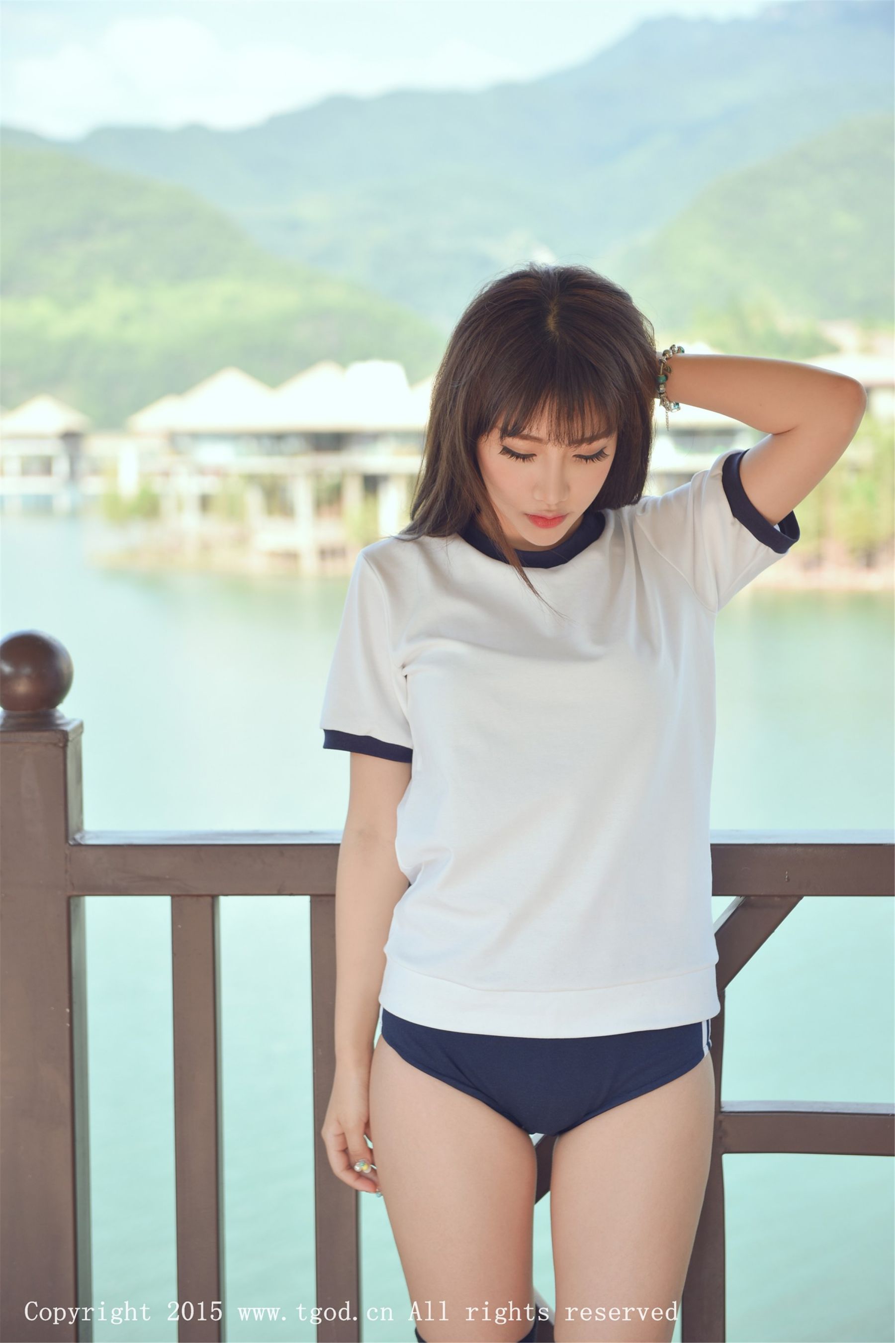 Akiki朱若慕《云曼旅拍》体操服、死库水系列 [TGOD推女神] 写真集_第2张