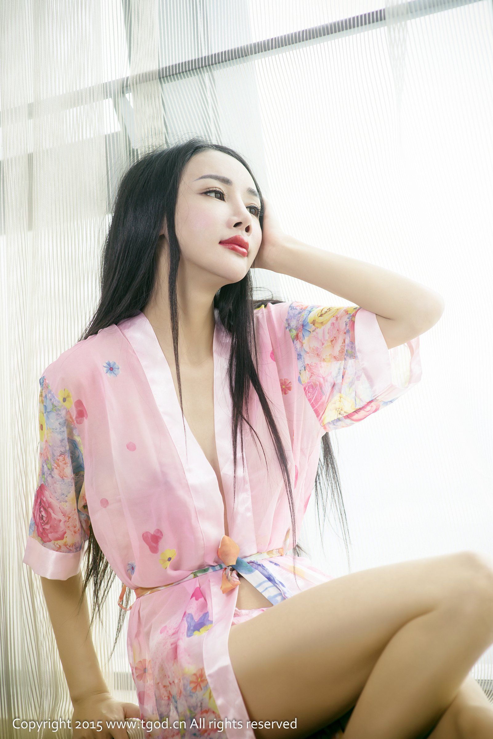 婕西儿《甜美性感 大波来袭》第一辑 [TGOD推女神] 写真集_第2张