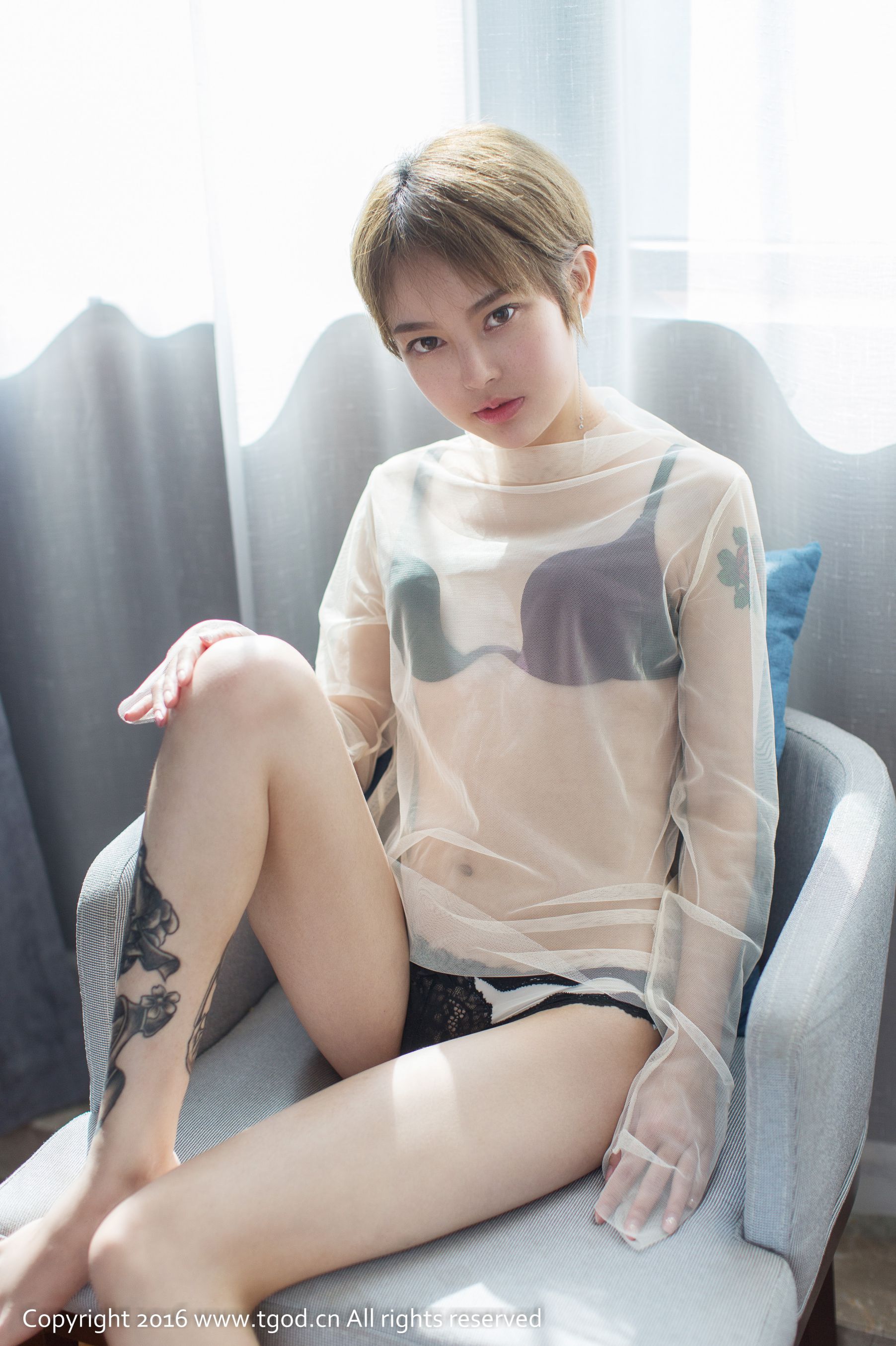 lynne黎茉《透视装短发妹子》 [推女神/尤蜜荟]_第2张