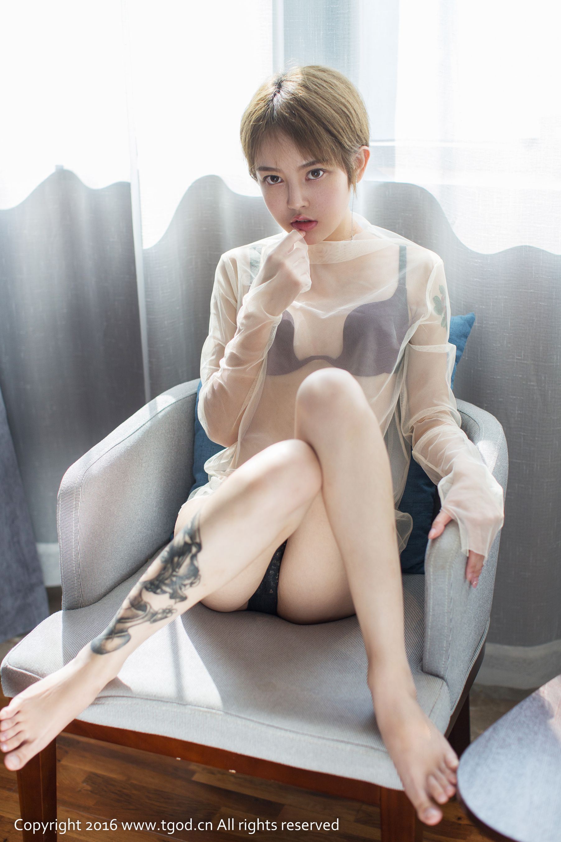 lynne黎茉《透视装短发妹子》 [推女神/尤蜜荟]_第5张