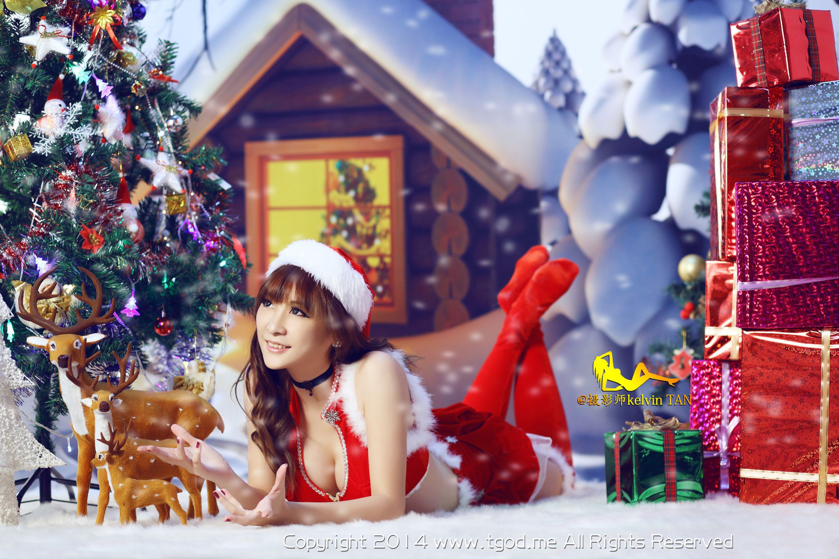王子妃FayPrince《圣诞节大片》 [TGOD推女神] 写真集_第3张