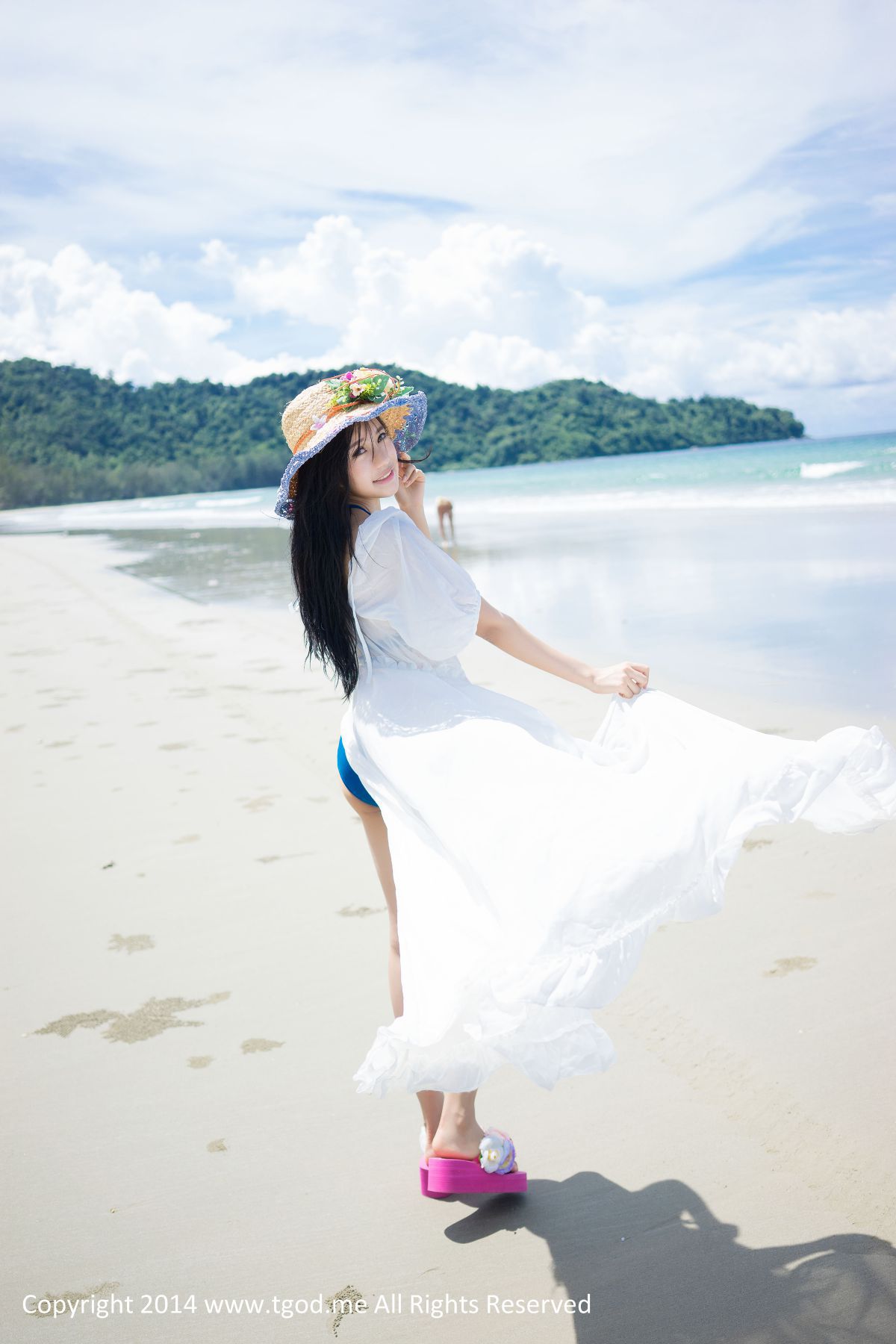 绮里嘉Ula《沙滩仙子》[TGOD推女神] 写真集_第4张