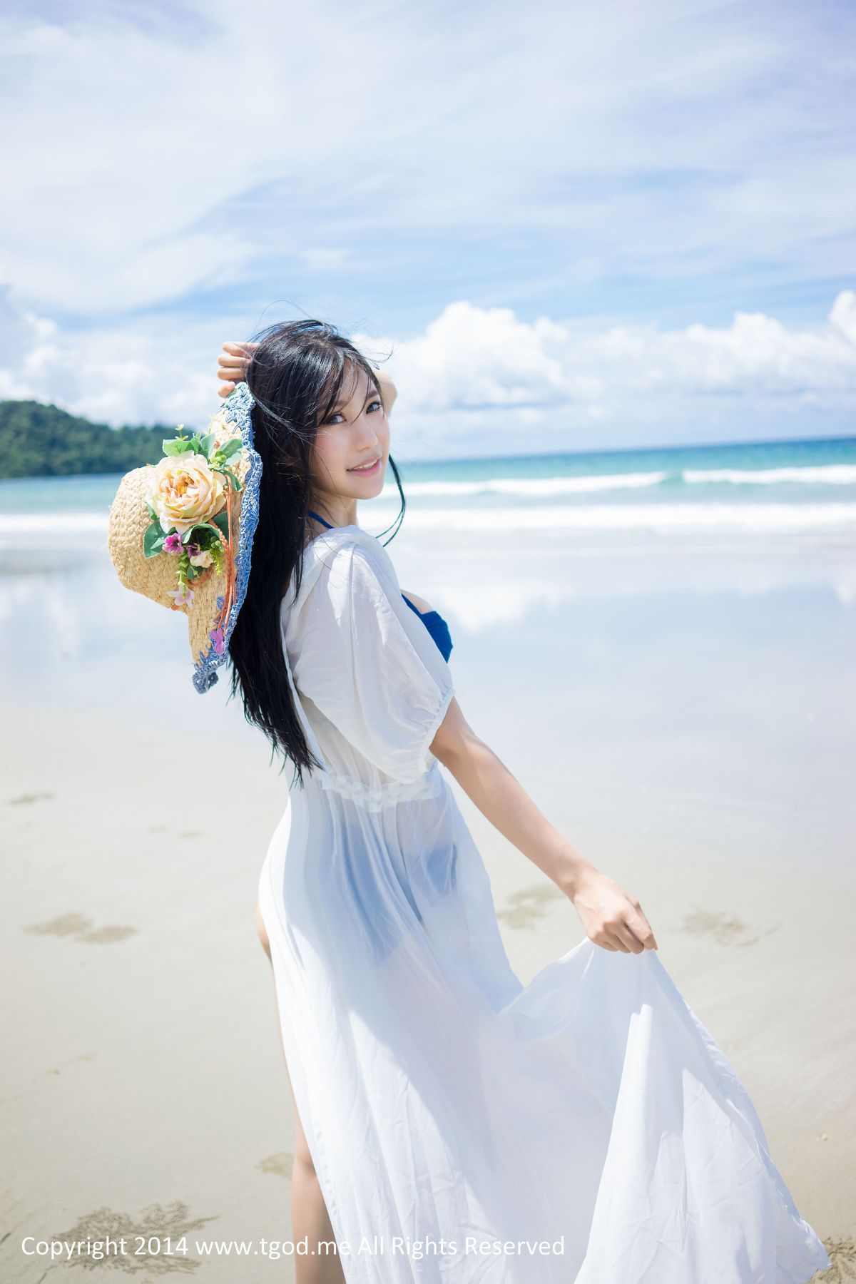 绮里嘉Ula《沙滩仙子》[TGOD推女神] 写真集_第5张