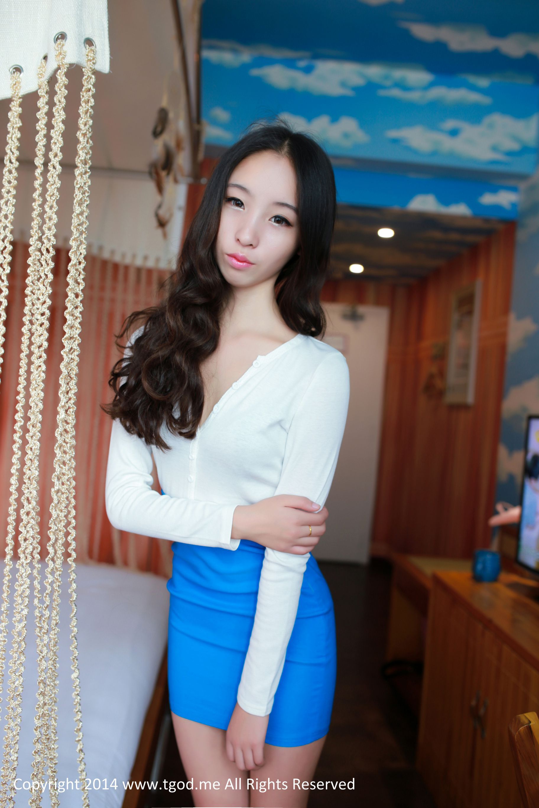 萌女神梓萱Crystal私房写真第一套 [TGOD推女神]_第2张