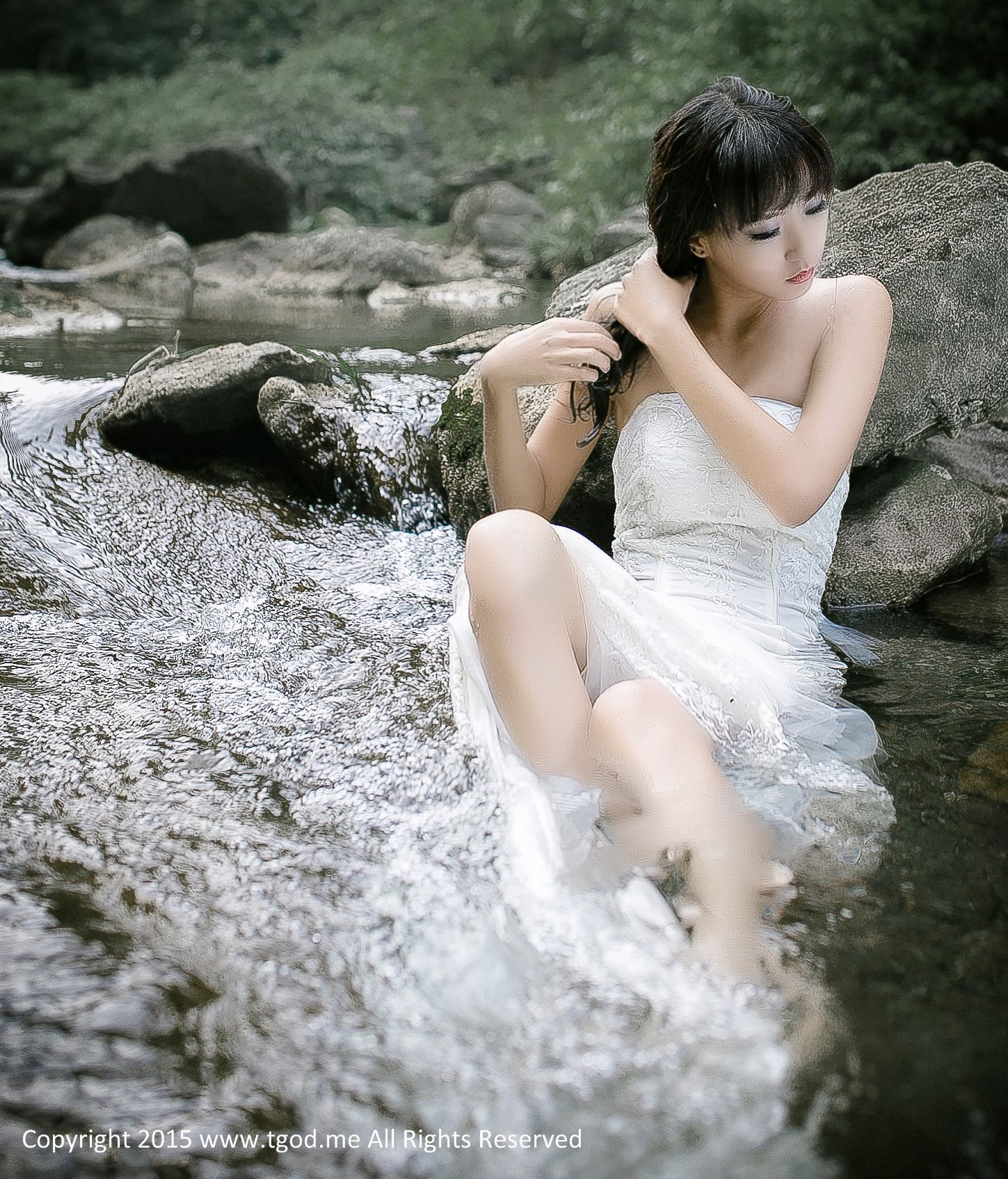 徐畅《幽谷中的美人鱼》 [TGOD推女神] 写真集_第2张