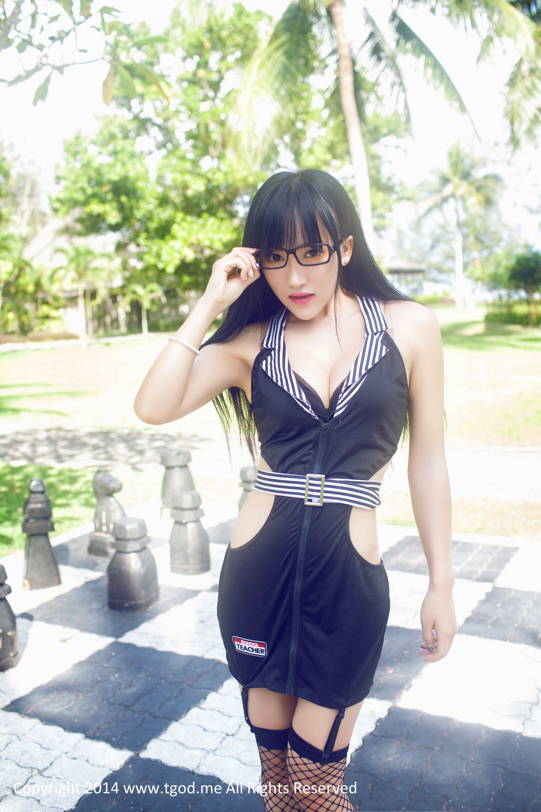 杨上萱《英伦空军制服》 [TGOD推女神] 写真集_第1张