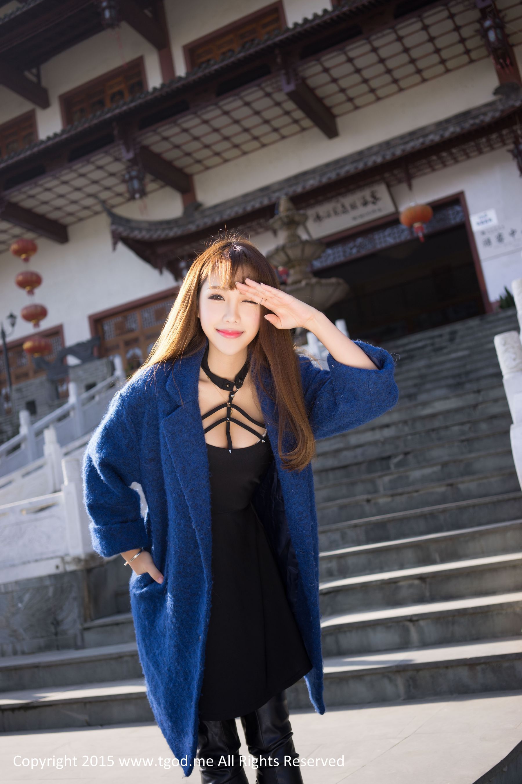 于姬Una、Akiki朱若慕 《女神驾到》之遂昌汤沐园 [TGOD推女神] 写真集_第4张