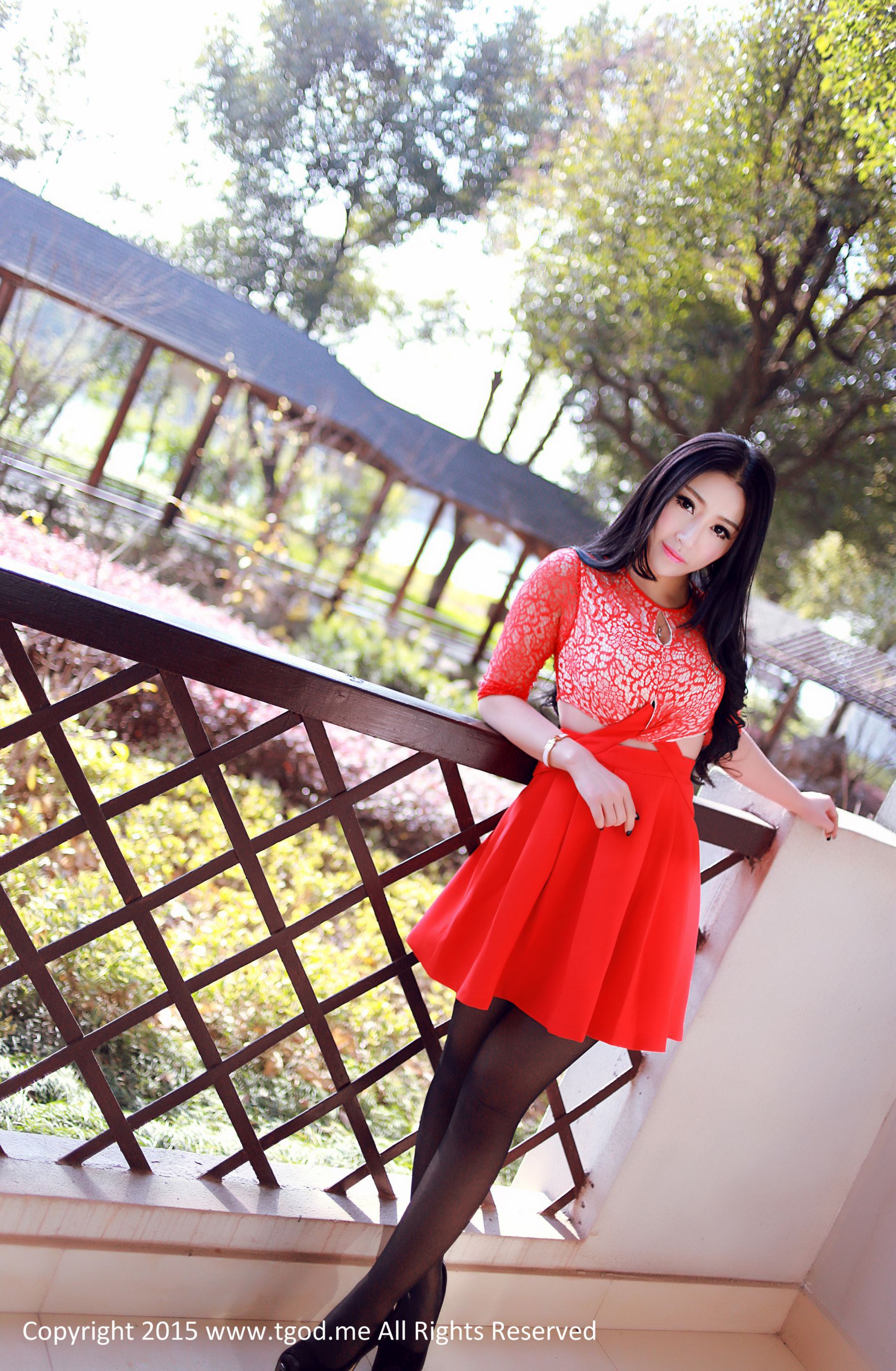 夏静、鲁思羽、胡宴绮《女神驾到》之嘉鱼山湖温泉 三位女神的专属女神池 [TGOD推女神] 写真集_第2张