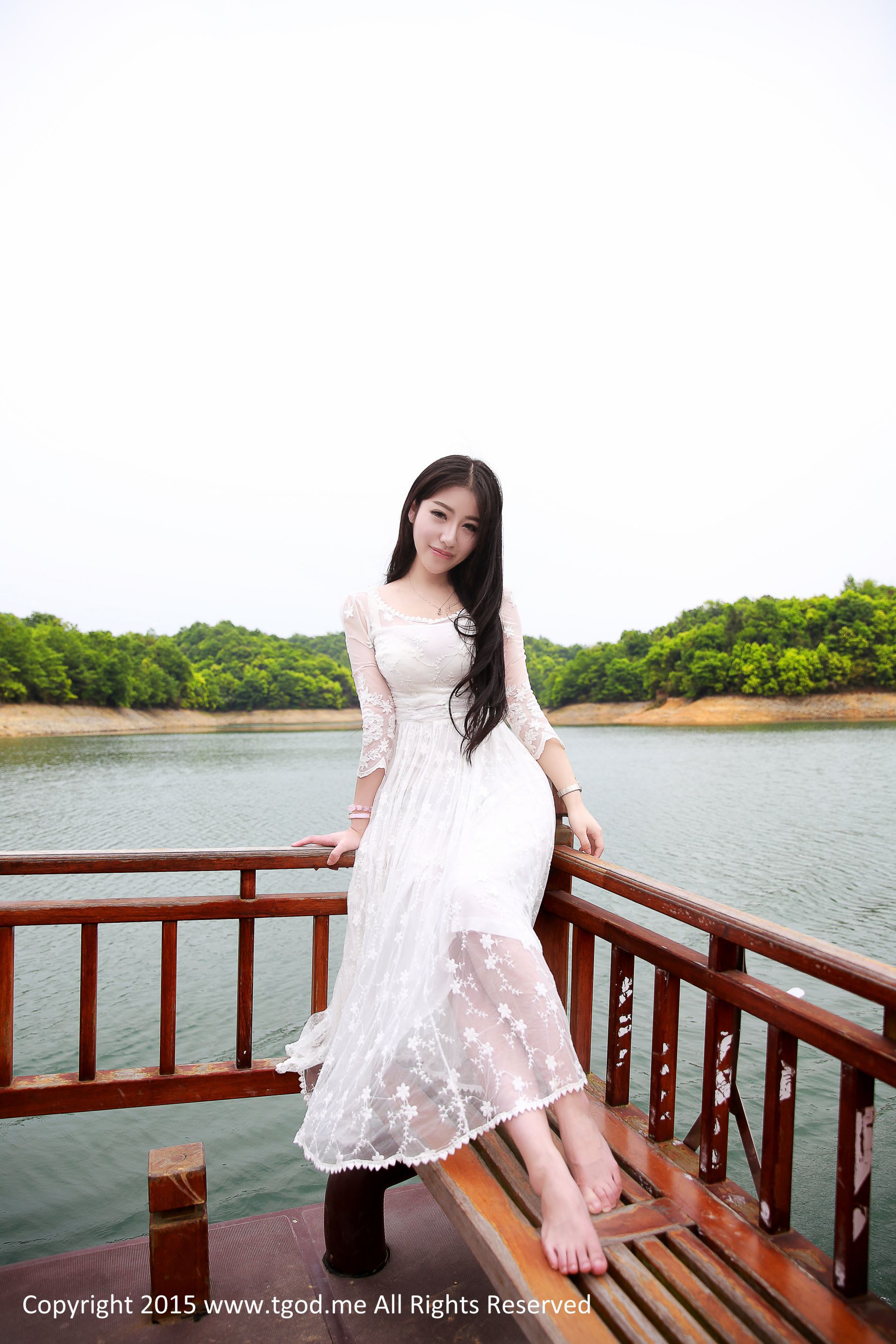 青春女神鲁思羽、夏静 《女神驾到》九江花源谷 [TGOD推女神] 写真集_第1张