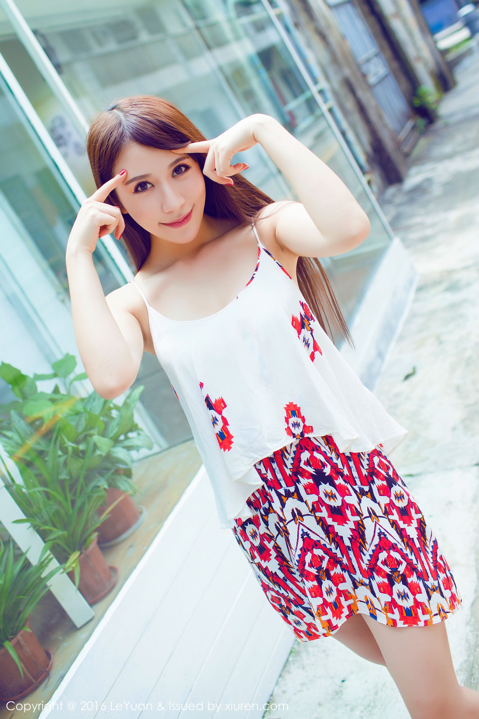 艾惟《小清新街拍系列》 [星乐园LeYuan] Vol.020_第3张