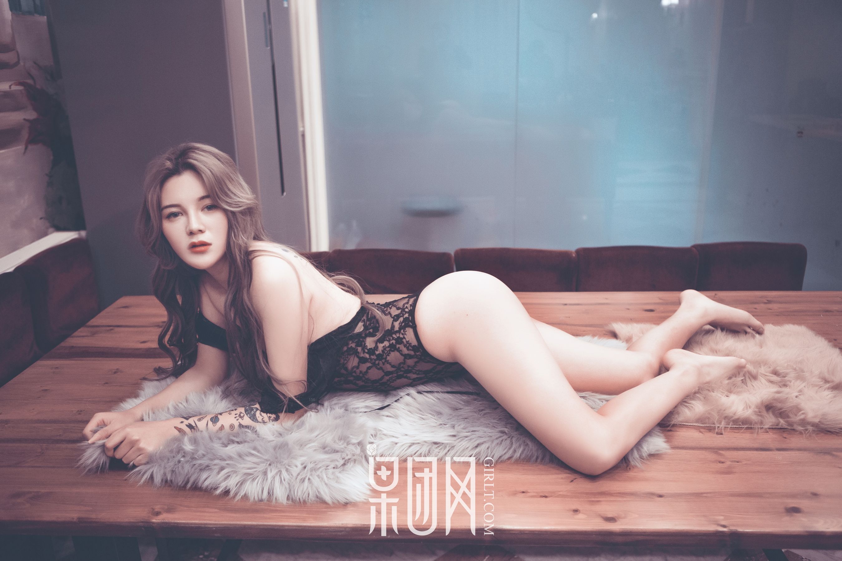 小白《蕾丝透视，性感妩媚！》 [果团网Girlt] No.110_第3张