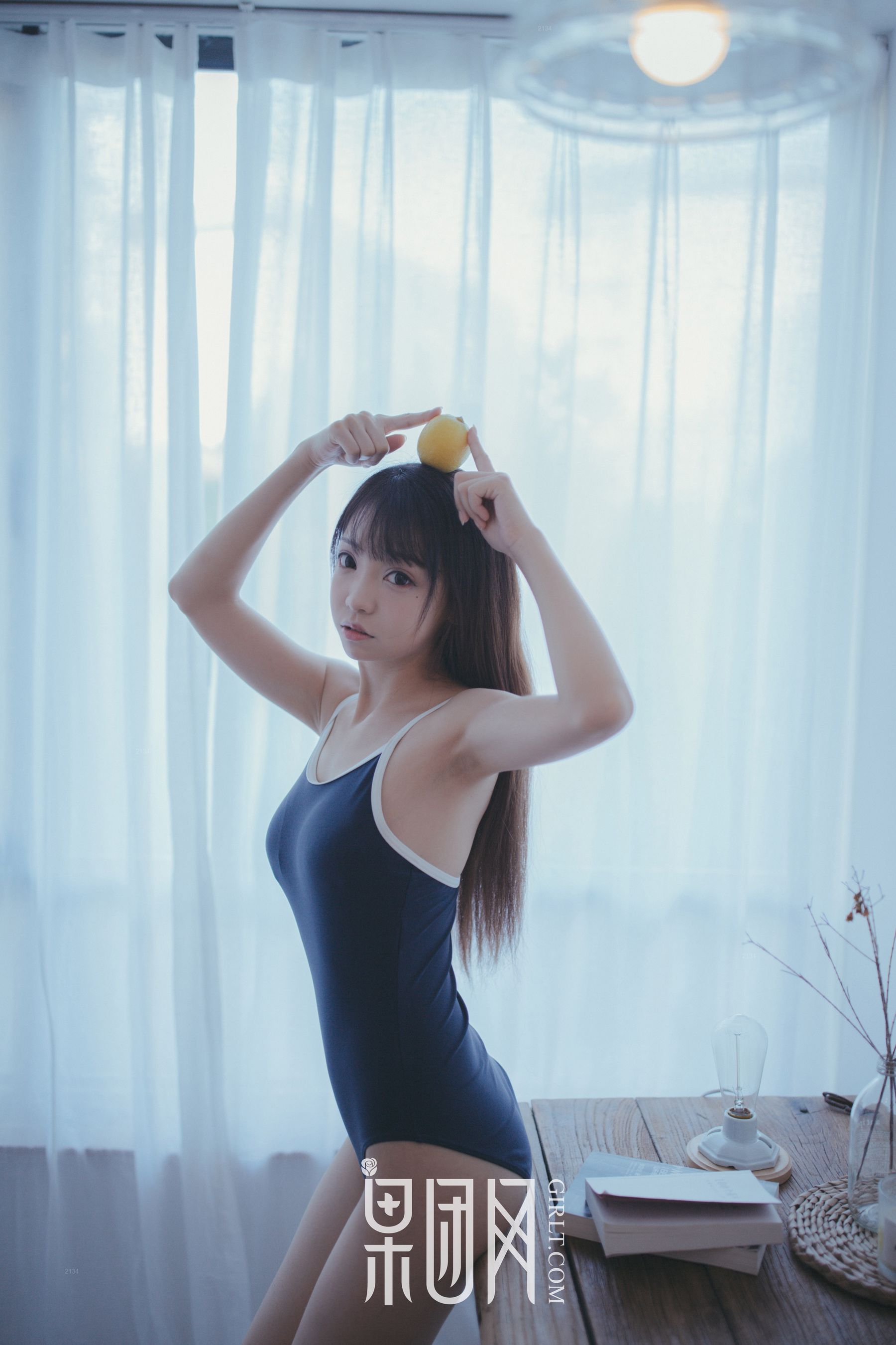 水花花不是水哗哗《邻家小妹陪你吃早餐！》 [果团Girlt]熊川纪信 No.028_第3张