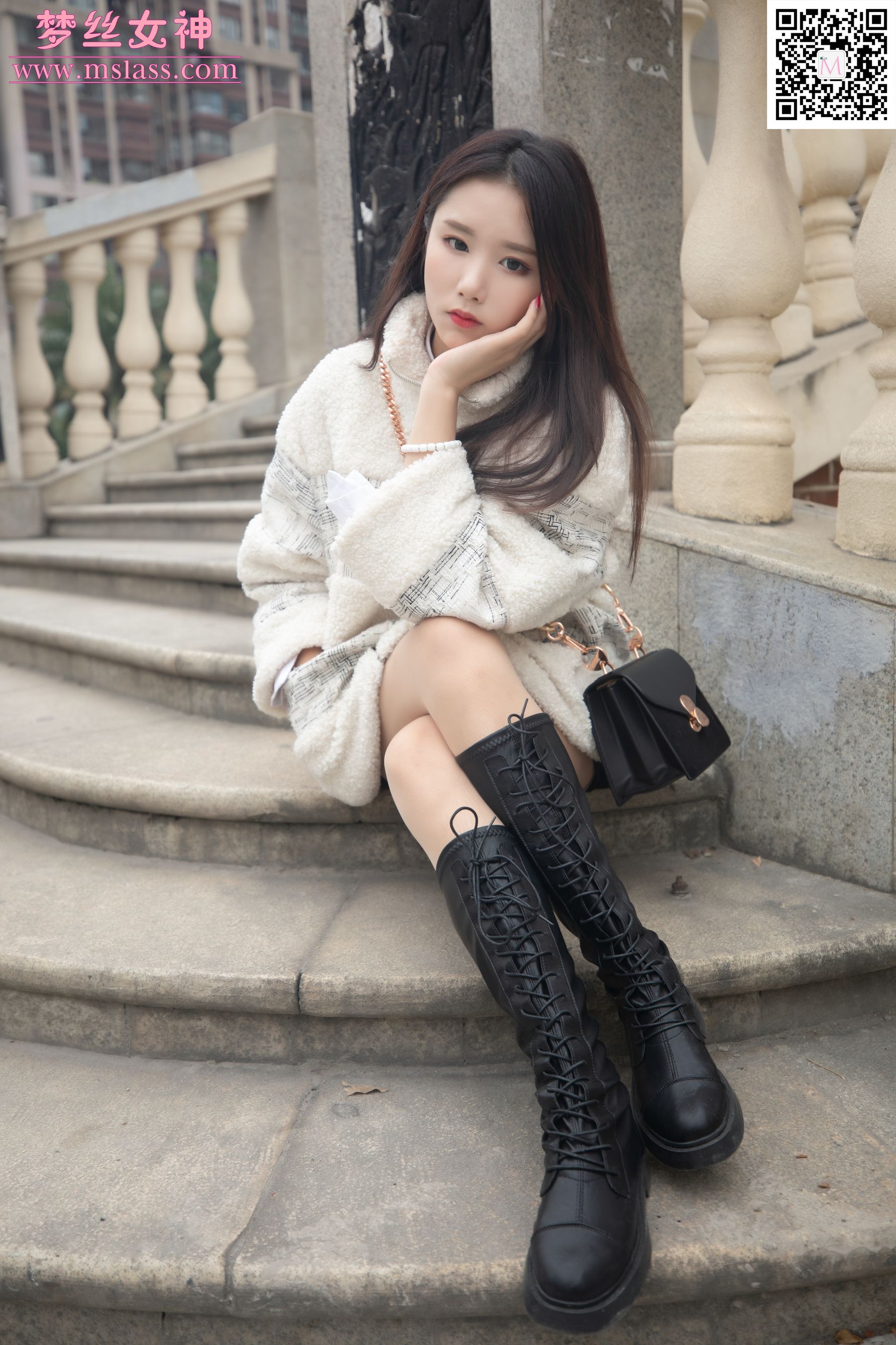 [梦丝女神MSLASS]  然然 靴下女神_第4张