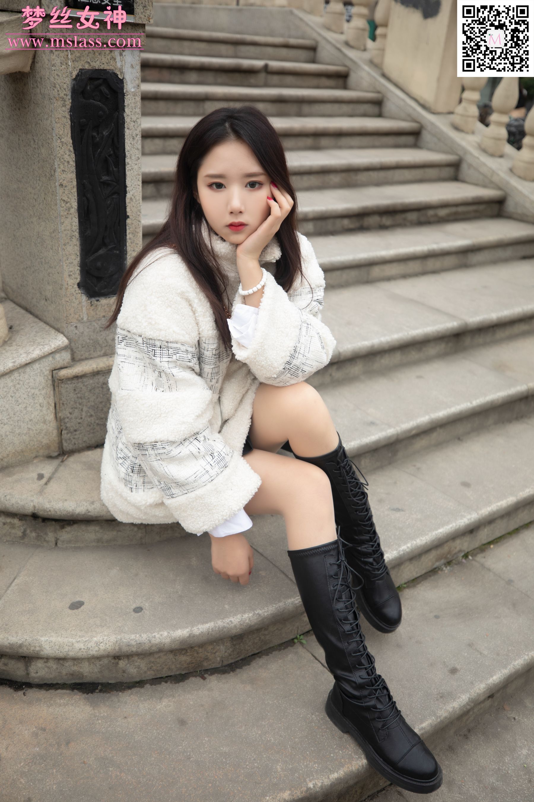 [梦丝女神MSLASS]  然然 靴下女神_第5张