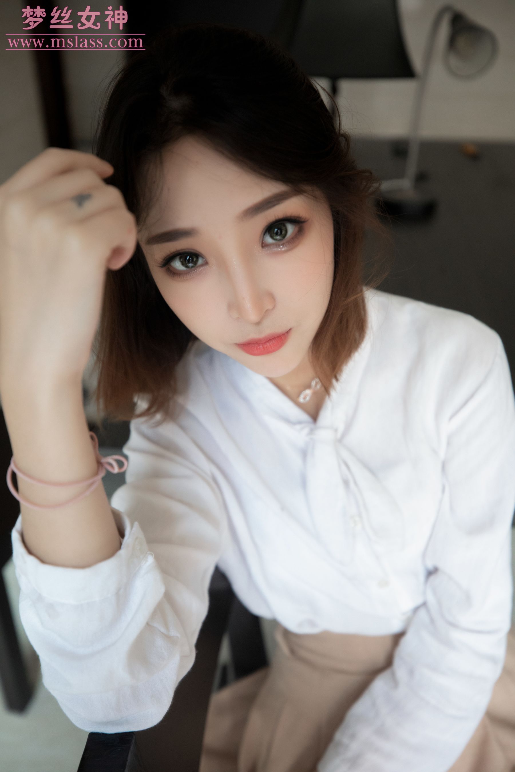[梦丝女神MSLASS]  乔儿 美女主播（肉色）_第3张