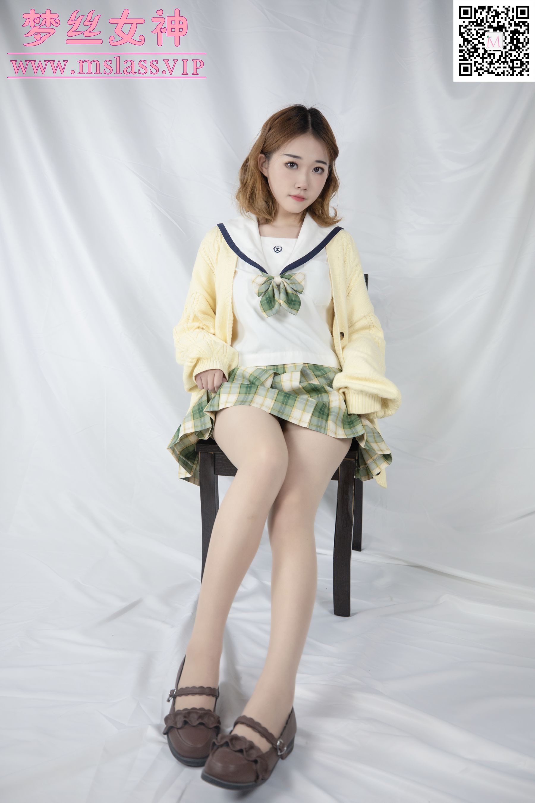 [梦丝女神MSLASS]  小茶 日系萌萌哒_第4张