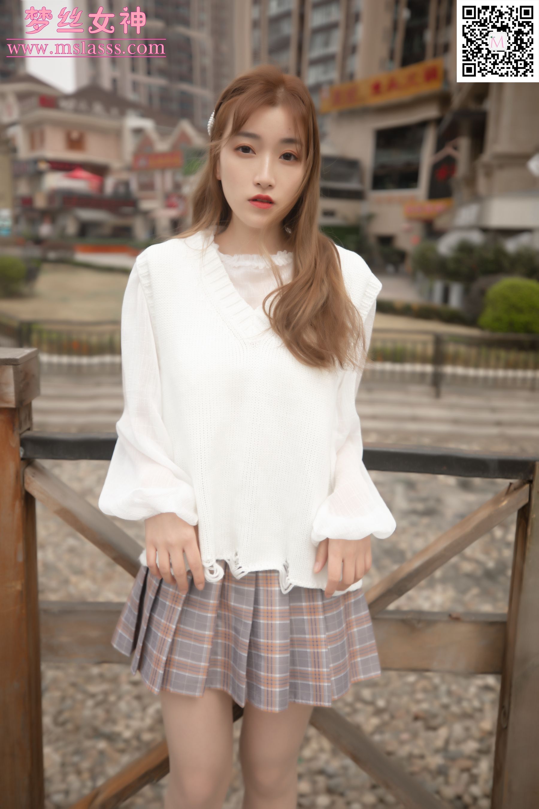 [梦丝女神MSLASS]  晓晓 女神范儿_第2张