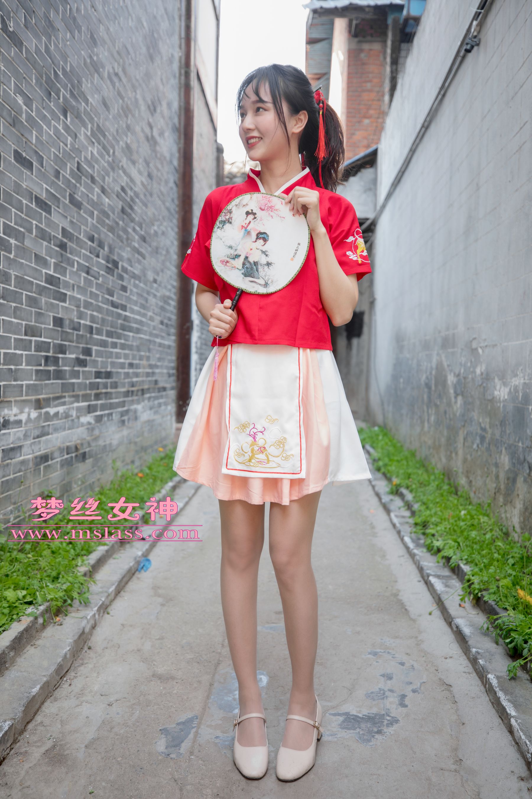 [梦丝女神MSLASS]  玥玥 长城古风少女_第3张