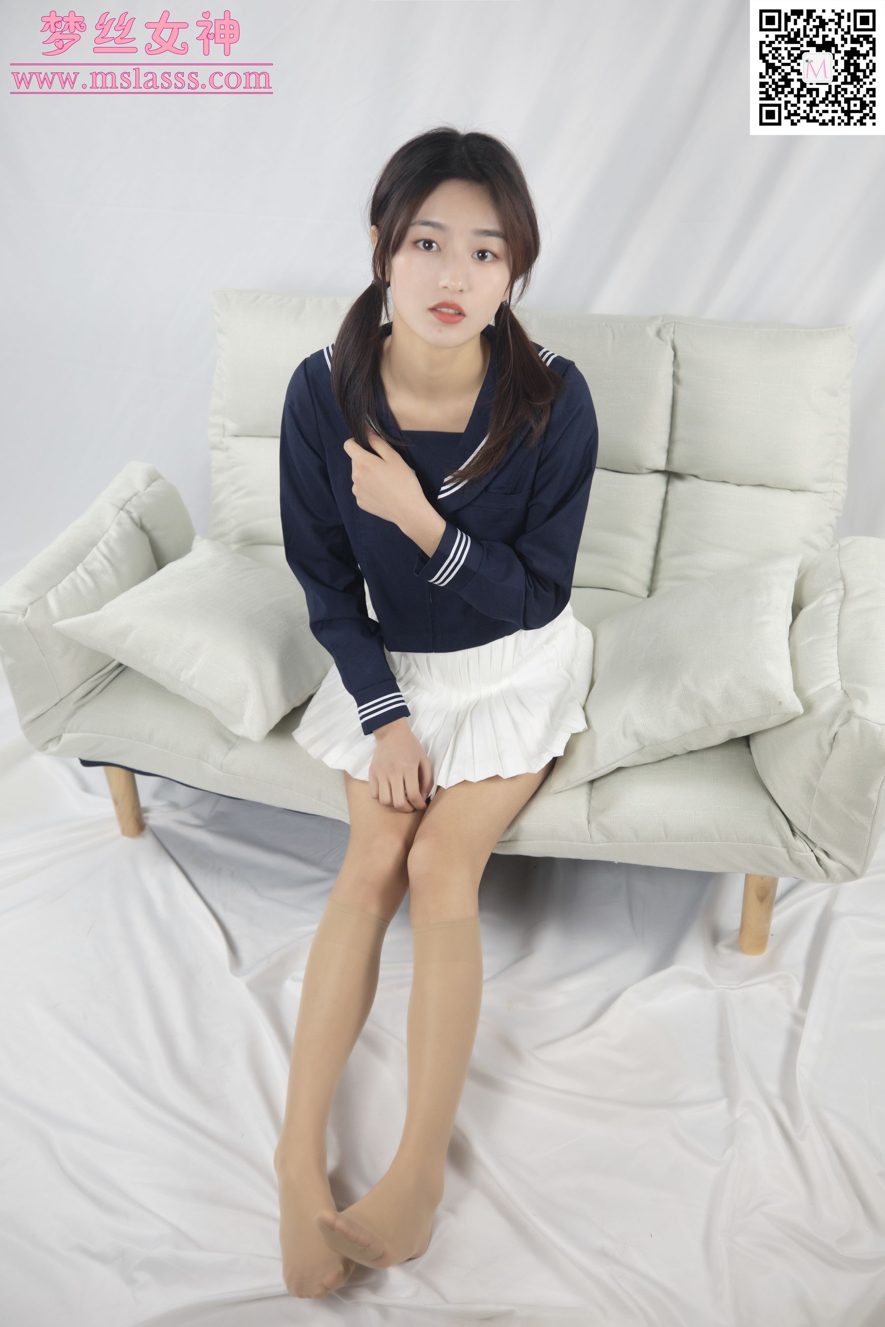 [梦丝女神MSLASS]  璇璇 长筒袜_第5张