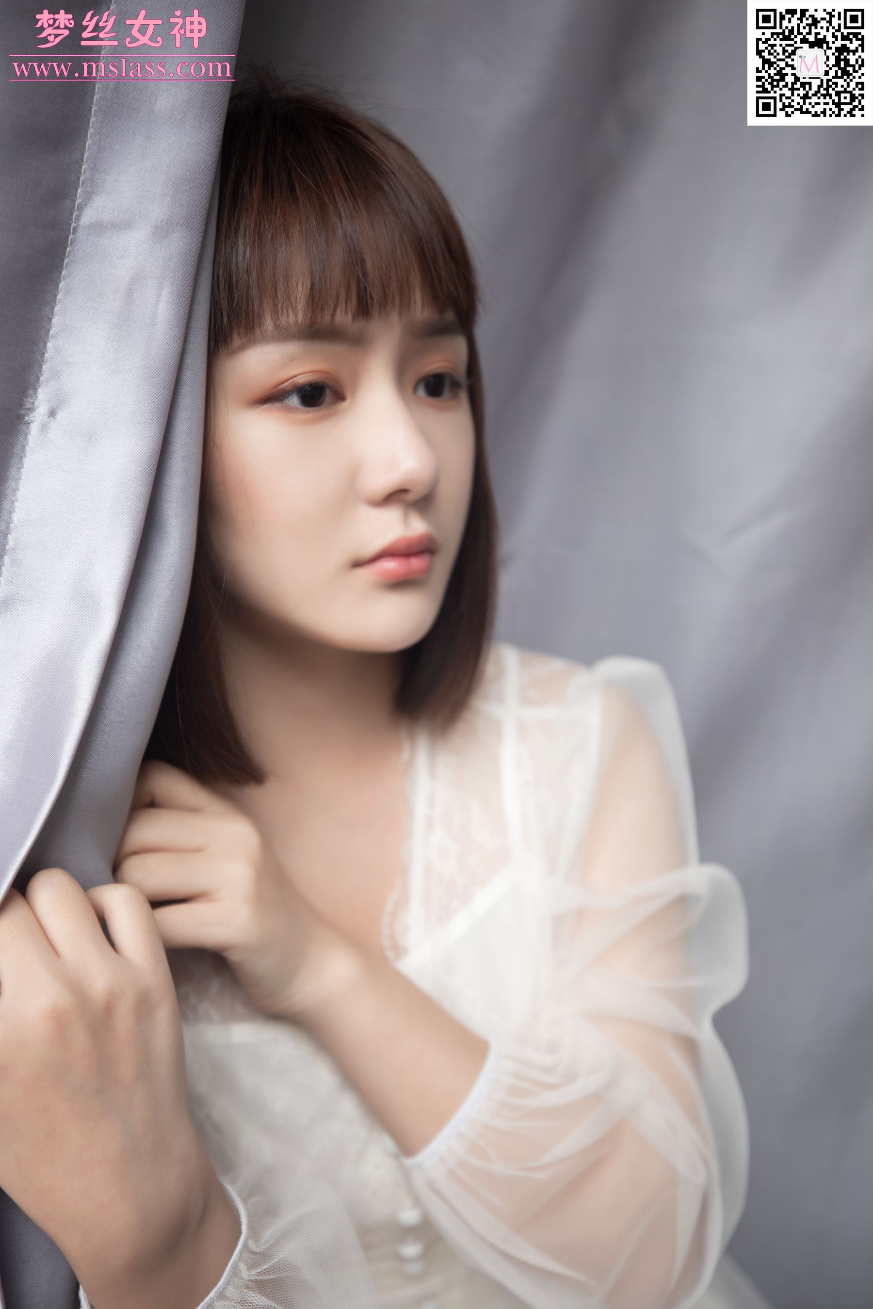 [梦丝女神MSLASS]  莎莎 透明白纱裙_第3张