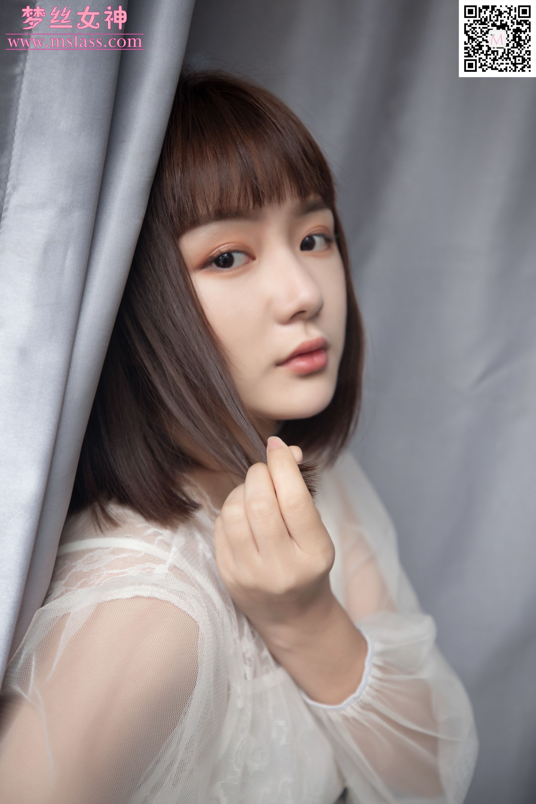 [梦丝女神MSLASS]  莎莎 透明白纱裙_第5张