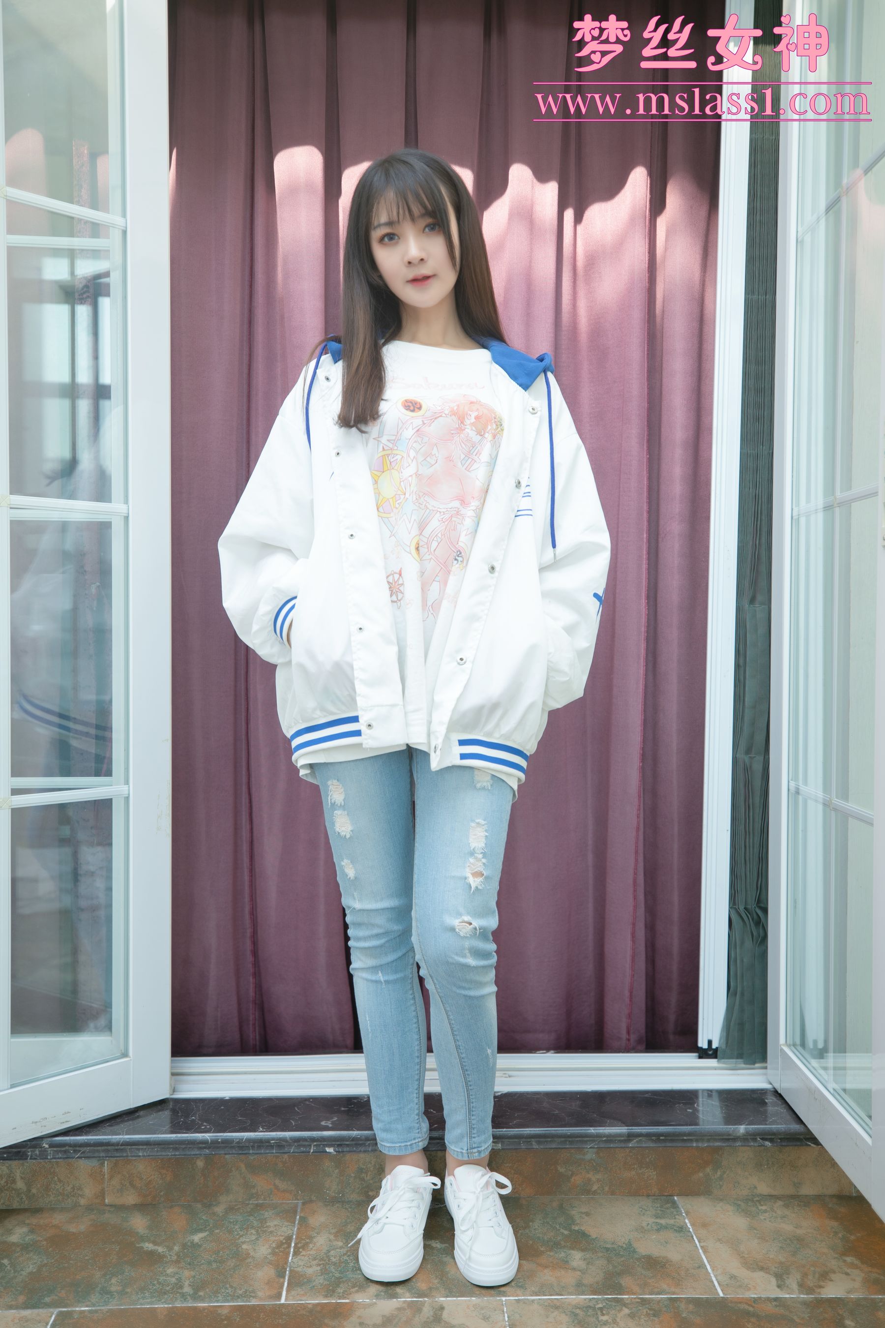 [梦丝女神MSLASS]  郭襄 牛仔裤的超美_第5张