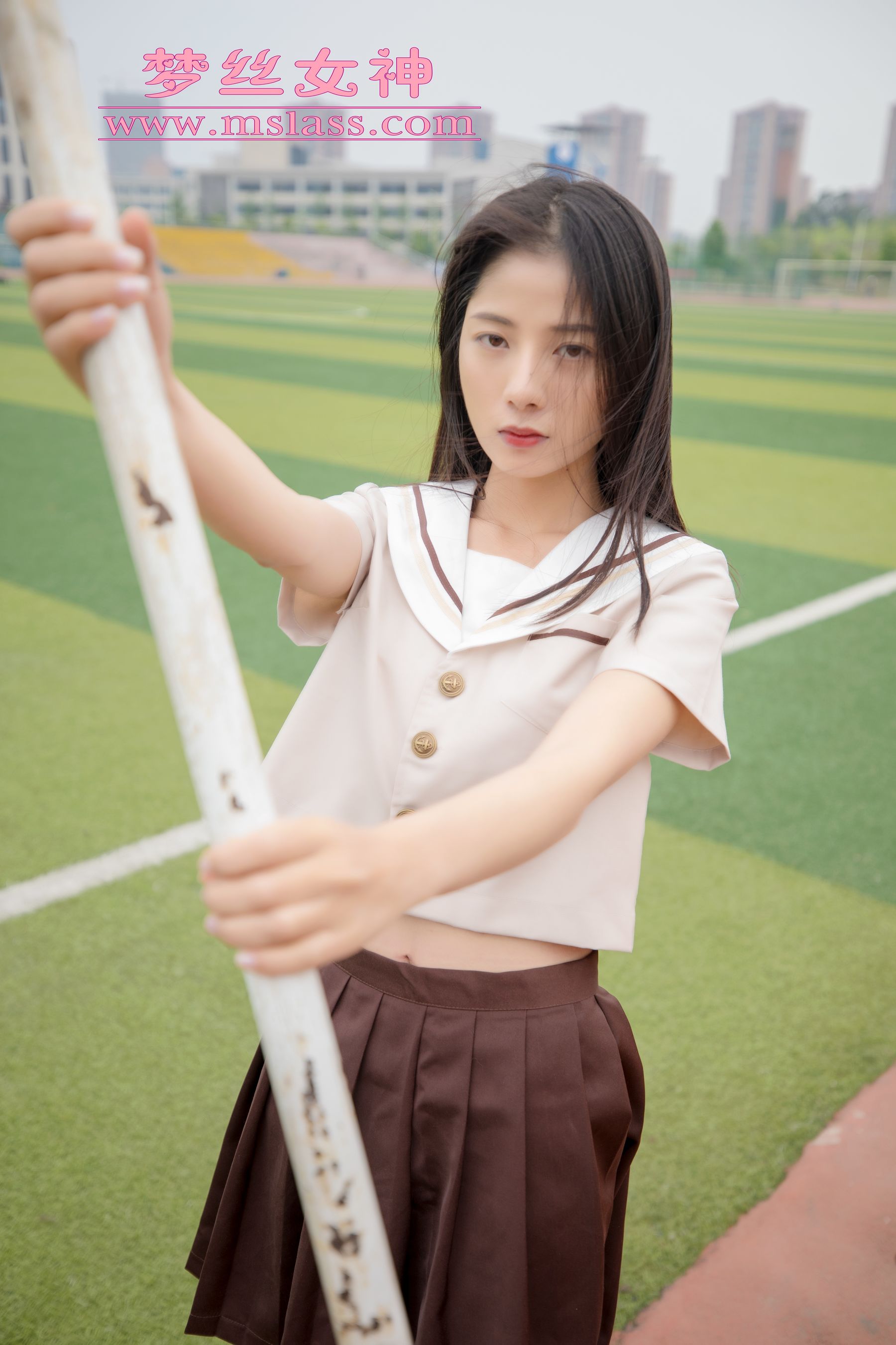 [梦丝女神MSLASS]  雪馨 学院的JK黑丝袜_第2张