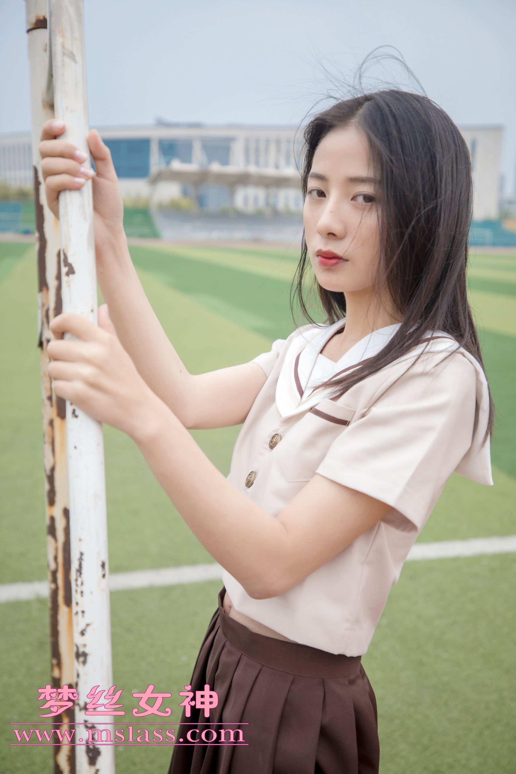 [梦丝女神MSLASS]  雪馨 学院的JK黑丝袜_第3张