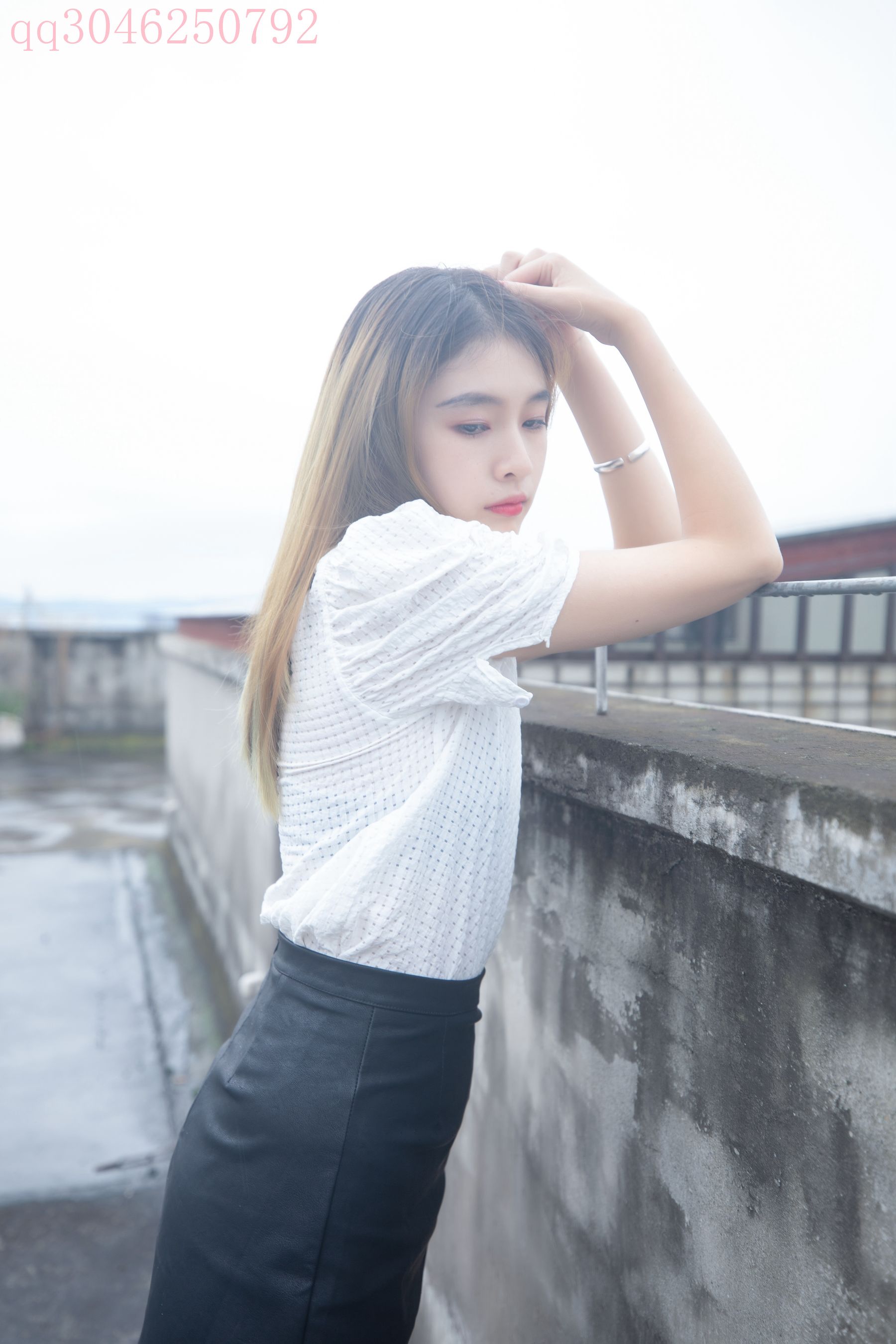 [梦丝女神MSLASS] 王晓瑞 天台肉丝_第5张