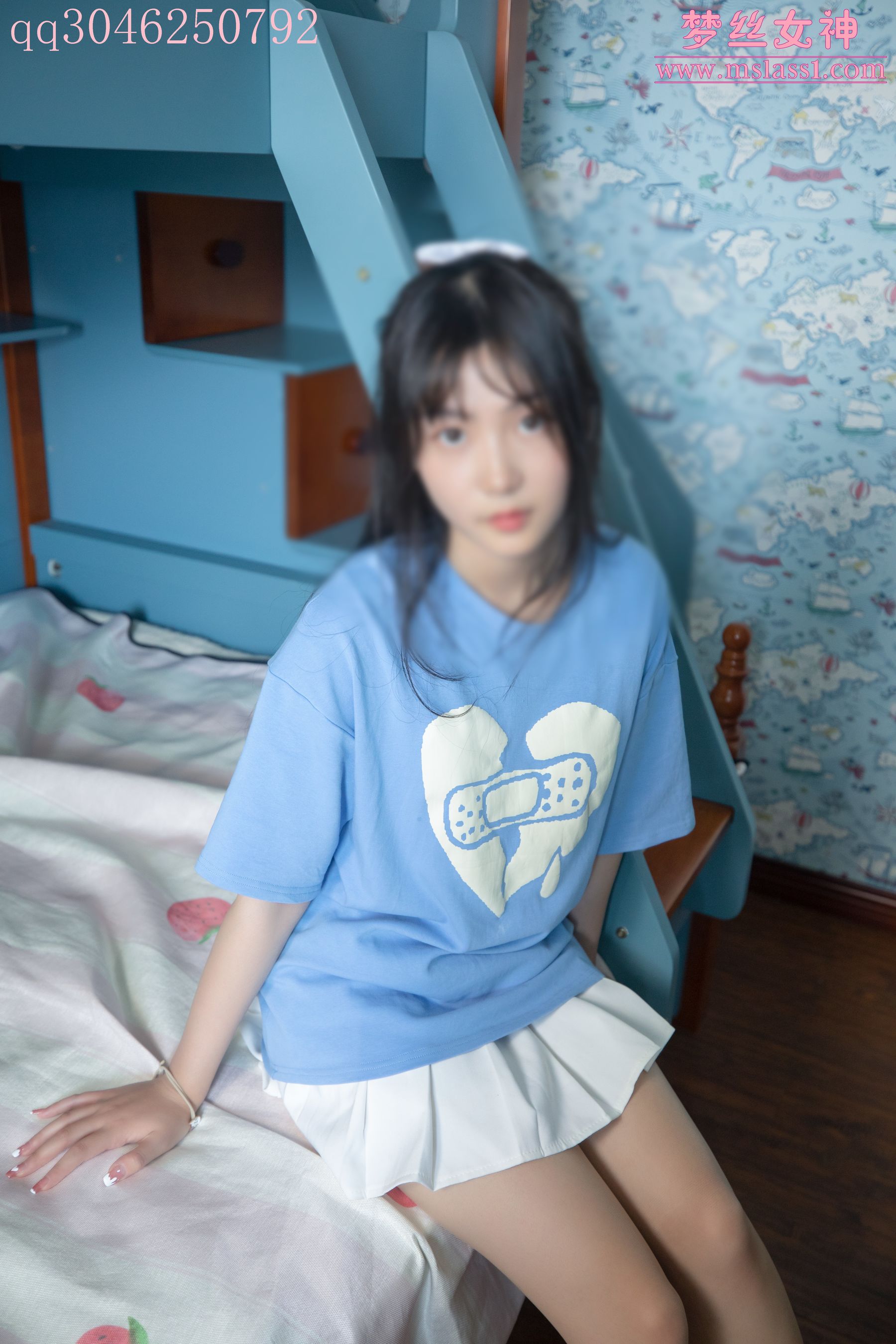 [梦丝女神MSLASS] 蓝菲菲 学妹闺房_第1张