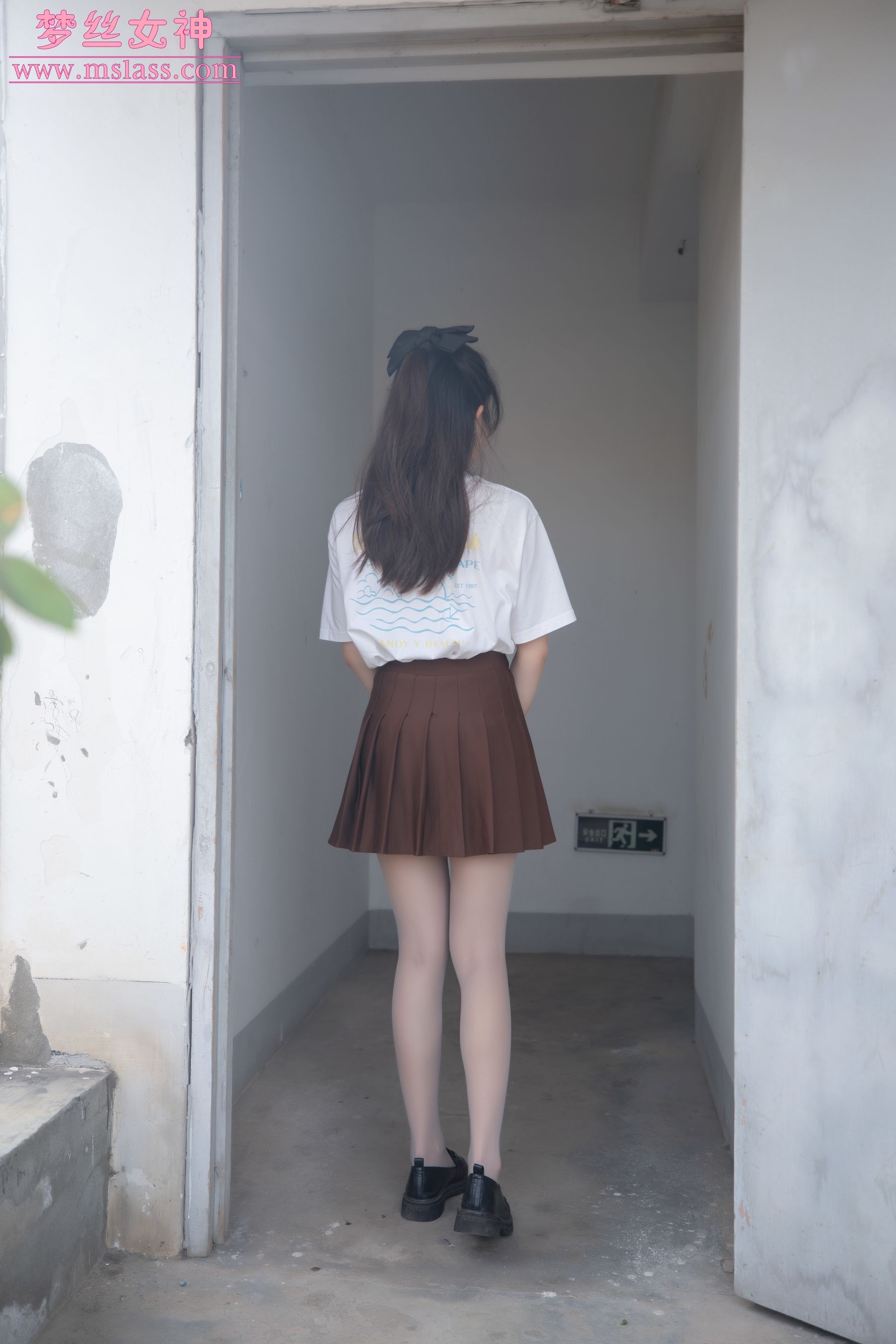 [梦丝女神MSLASS] 张小雪 丝袜JK小格调_第4张