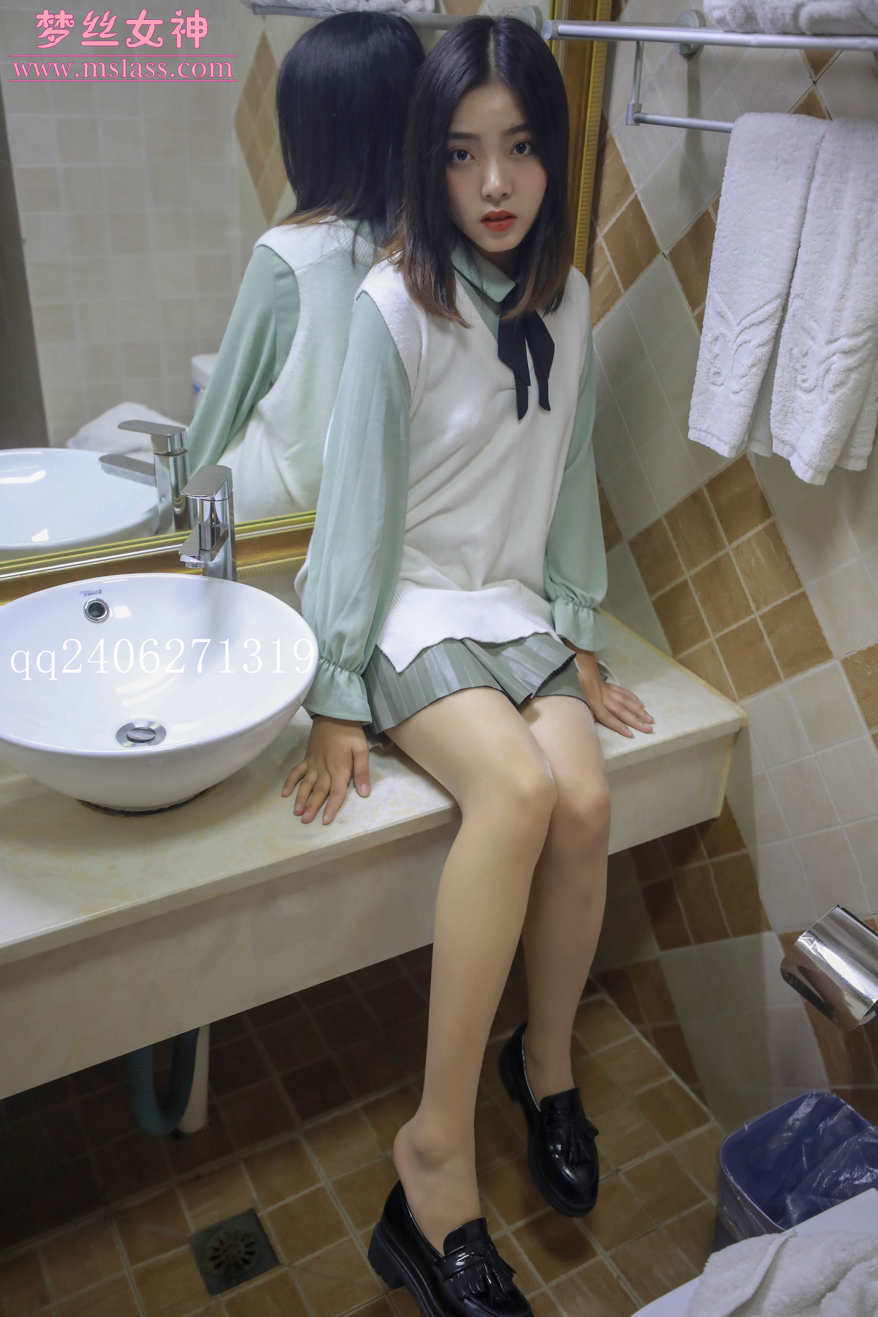 [梦丝女神MSLASS] 洋洋 JK裙_第4张