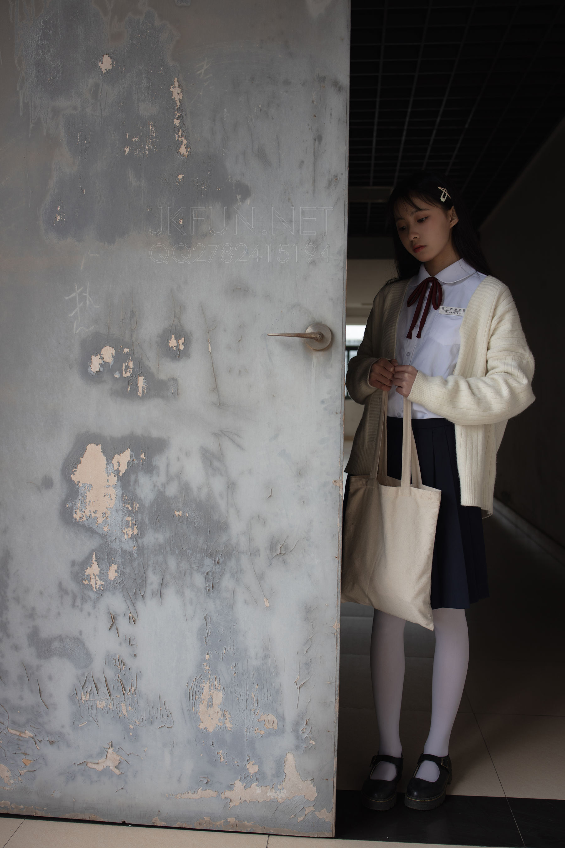 [森萝财团] JKFUN-001 甜米 纯纯的白丝学妹_第4张