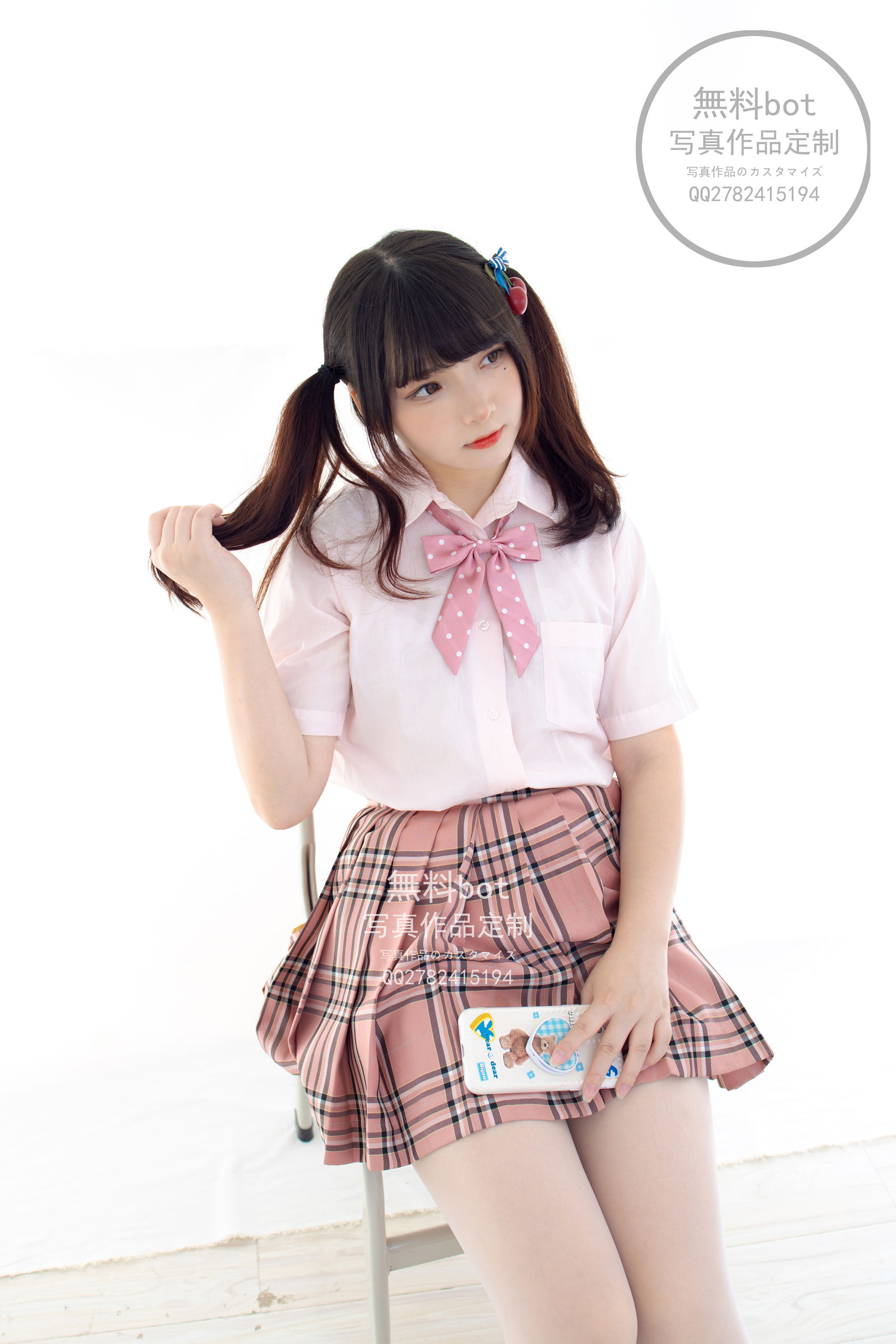 [森萝财团] 無料001 JK格子裙_第3张