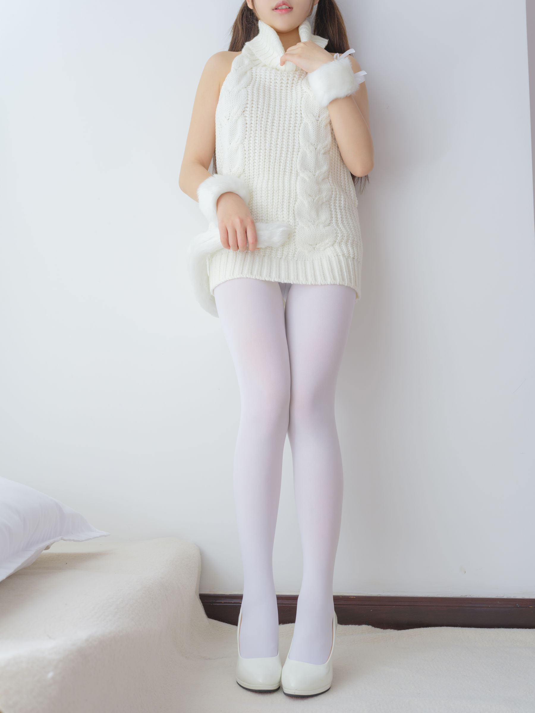 森萝财团写真 晴涩005 乃晴 水岛空 白丝 80D_第1张