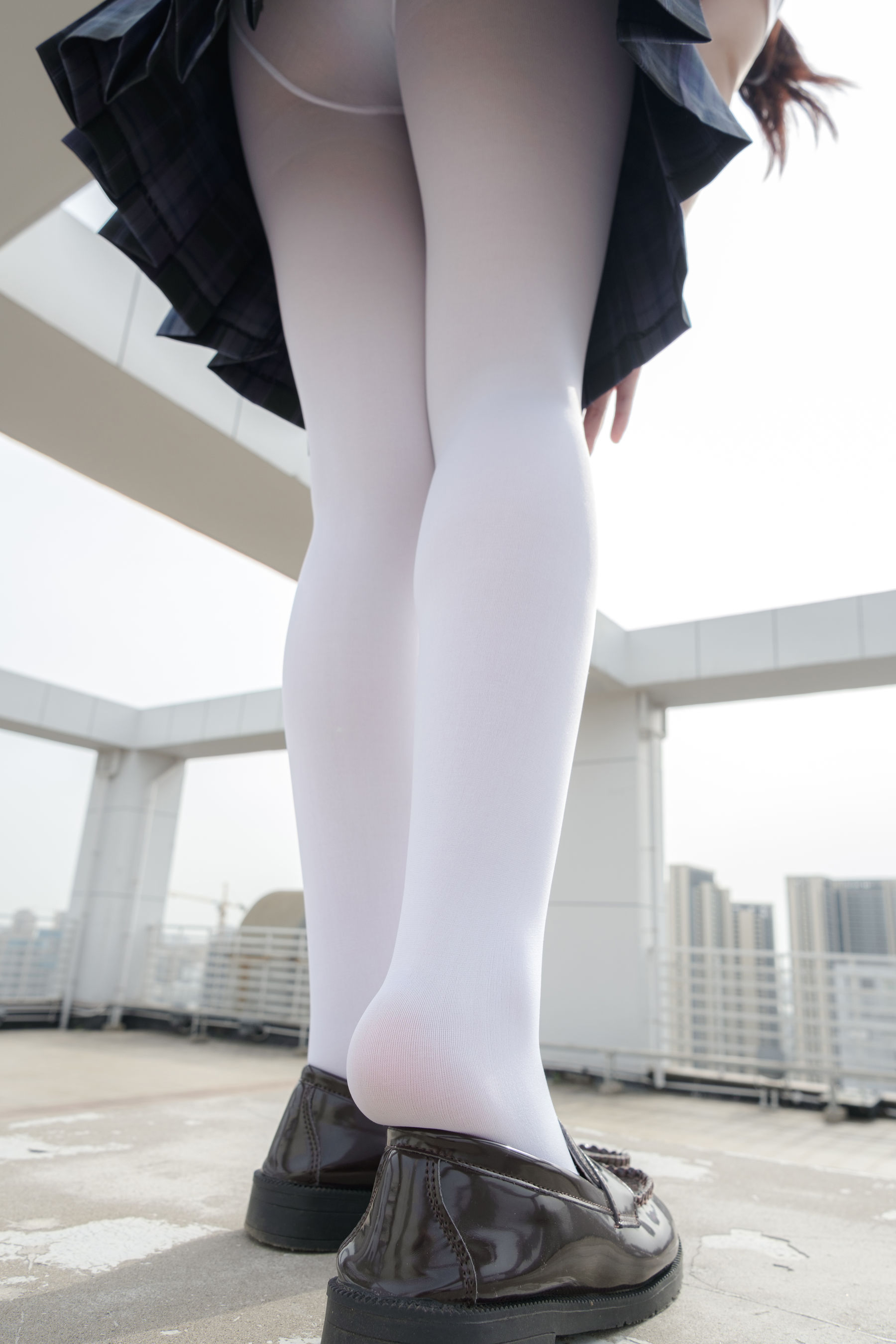 森萝财团写真 月下002 小夜 真空白丝 80D 户外_第4张