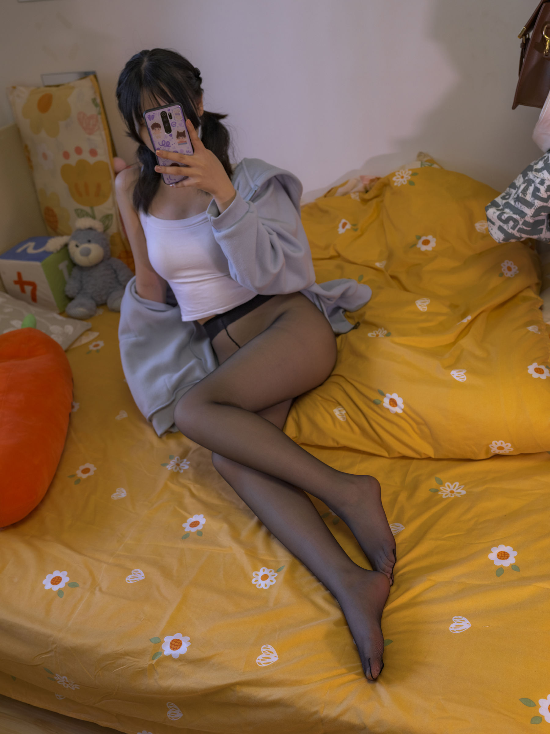 森萝财团写真 月下007 小夜 黑丝 10D 超薄_第1张