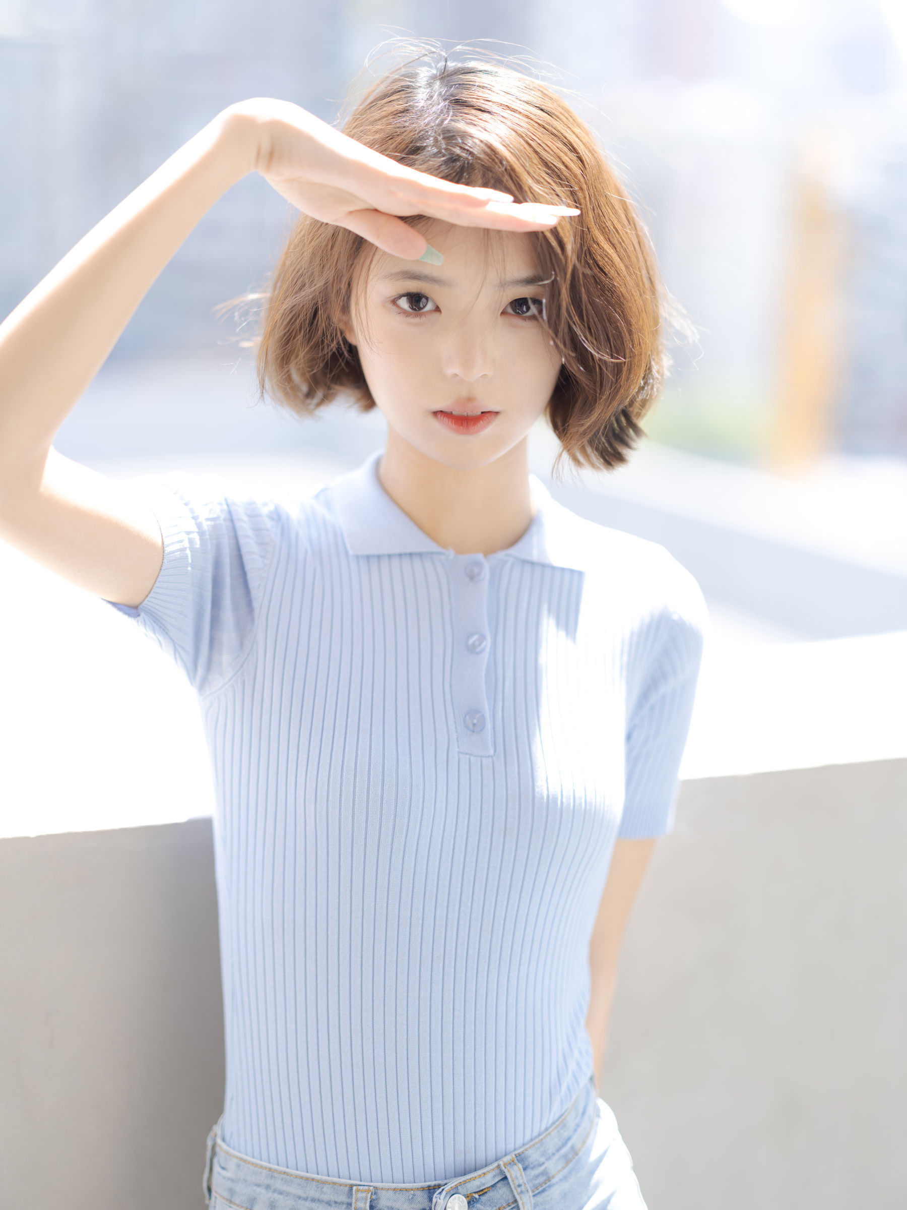 森萝财团写真 - 媛媛 试拍 15D超薄白丝_第1张