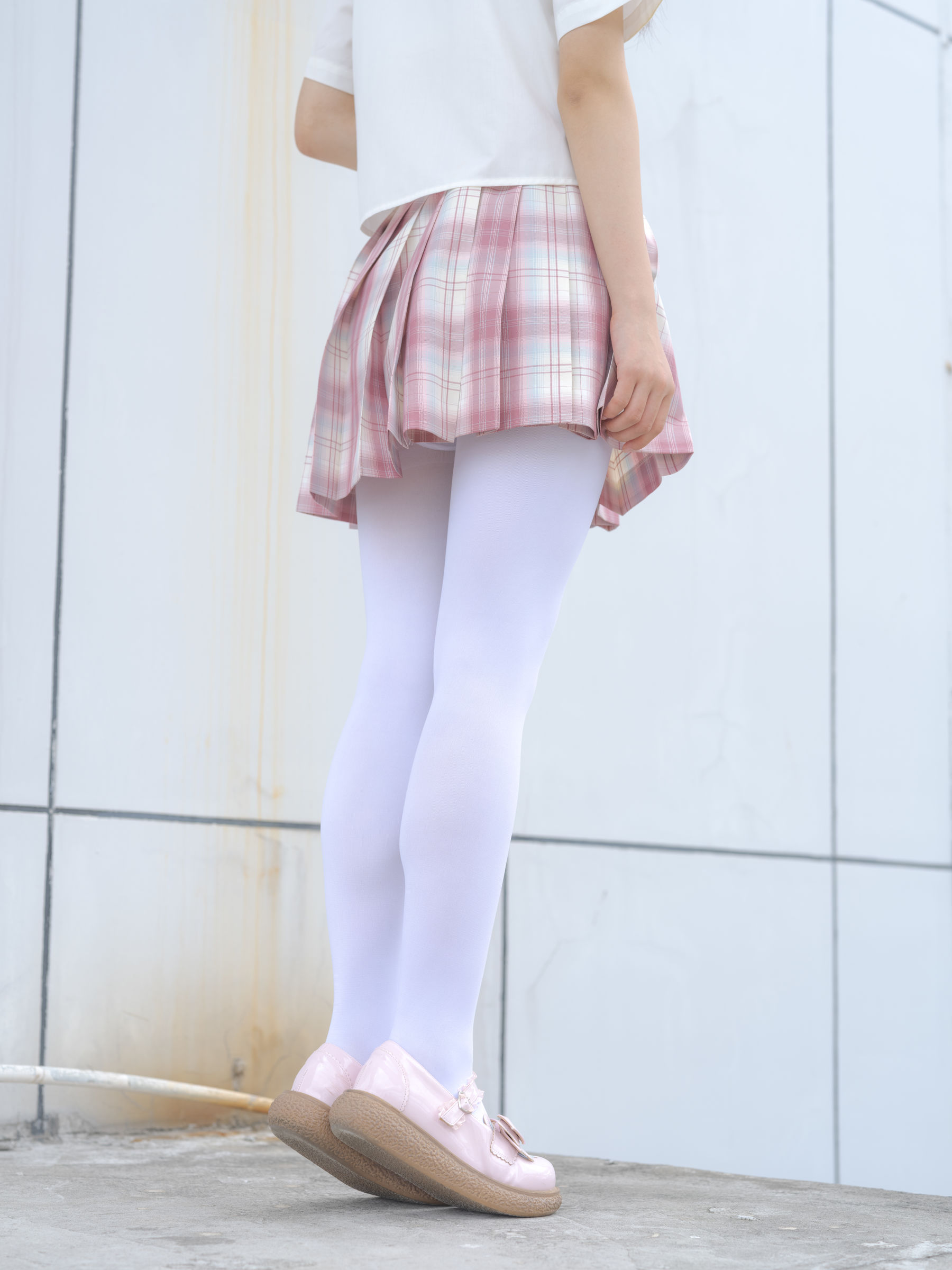 森萝财团写真 - 小圆 试拍 JKJK格子裙 80D_第4张