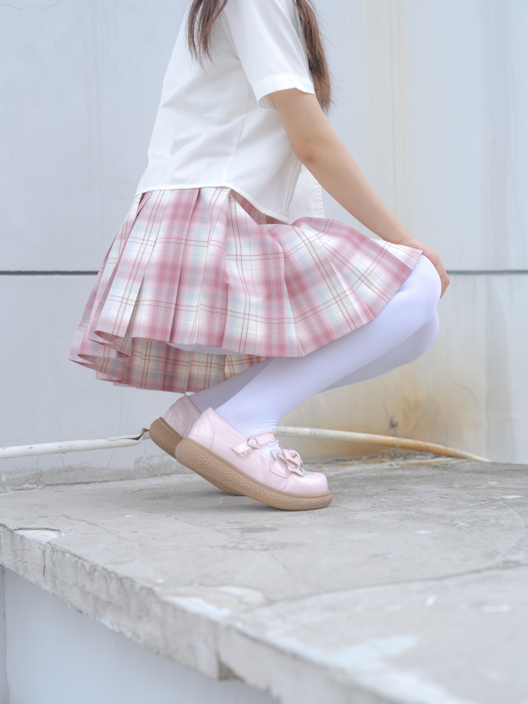 森萝财团写真 - 小圆 试拍 JKJK格子裙 80D_第5张