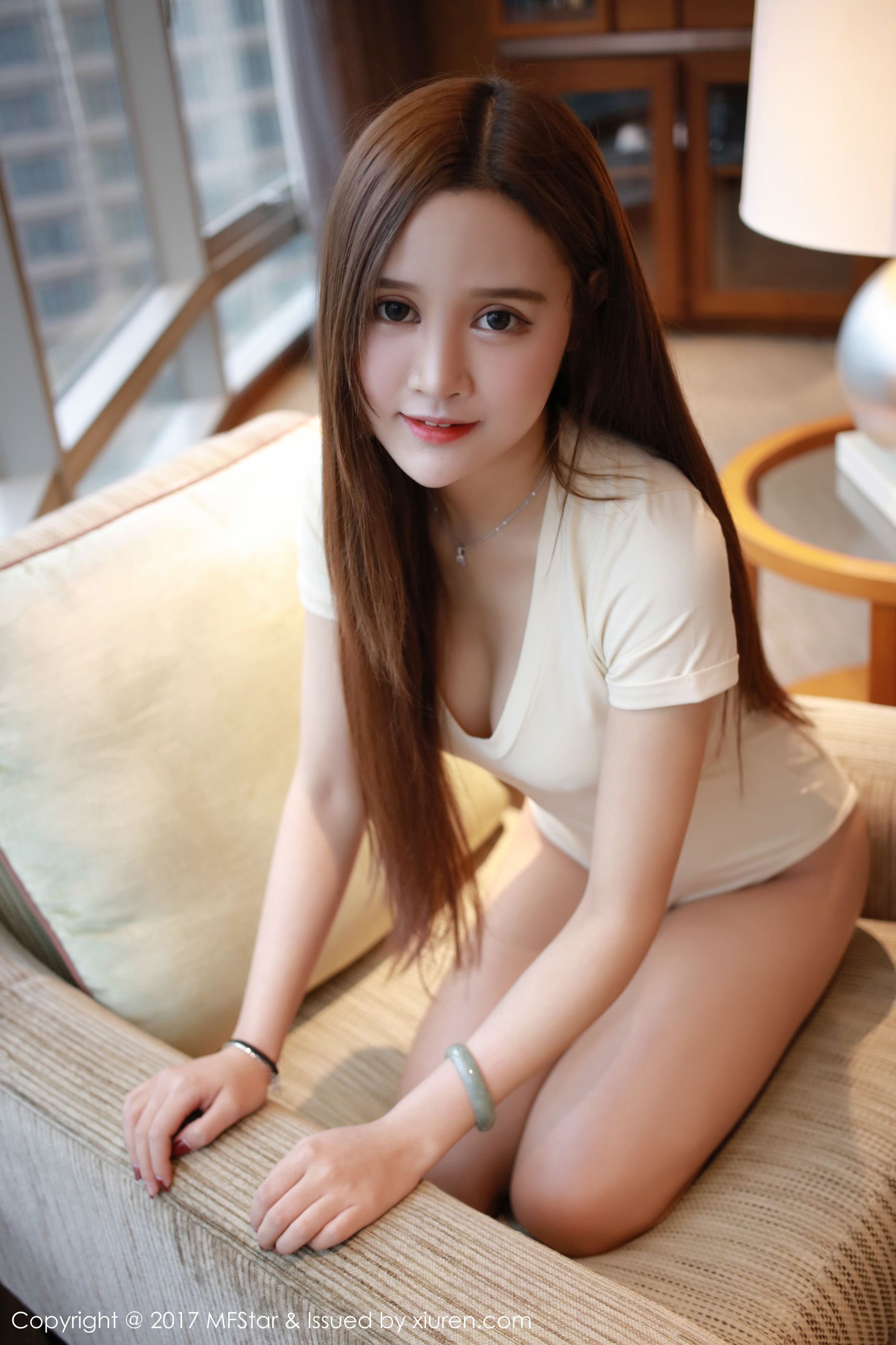 姗姗《性感连体装+白衬衫》 [模范学院MFStar] Vol.108_第2张