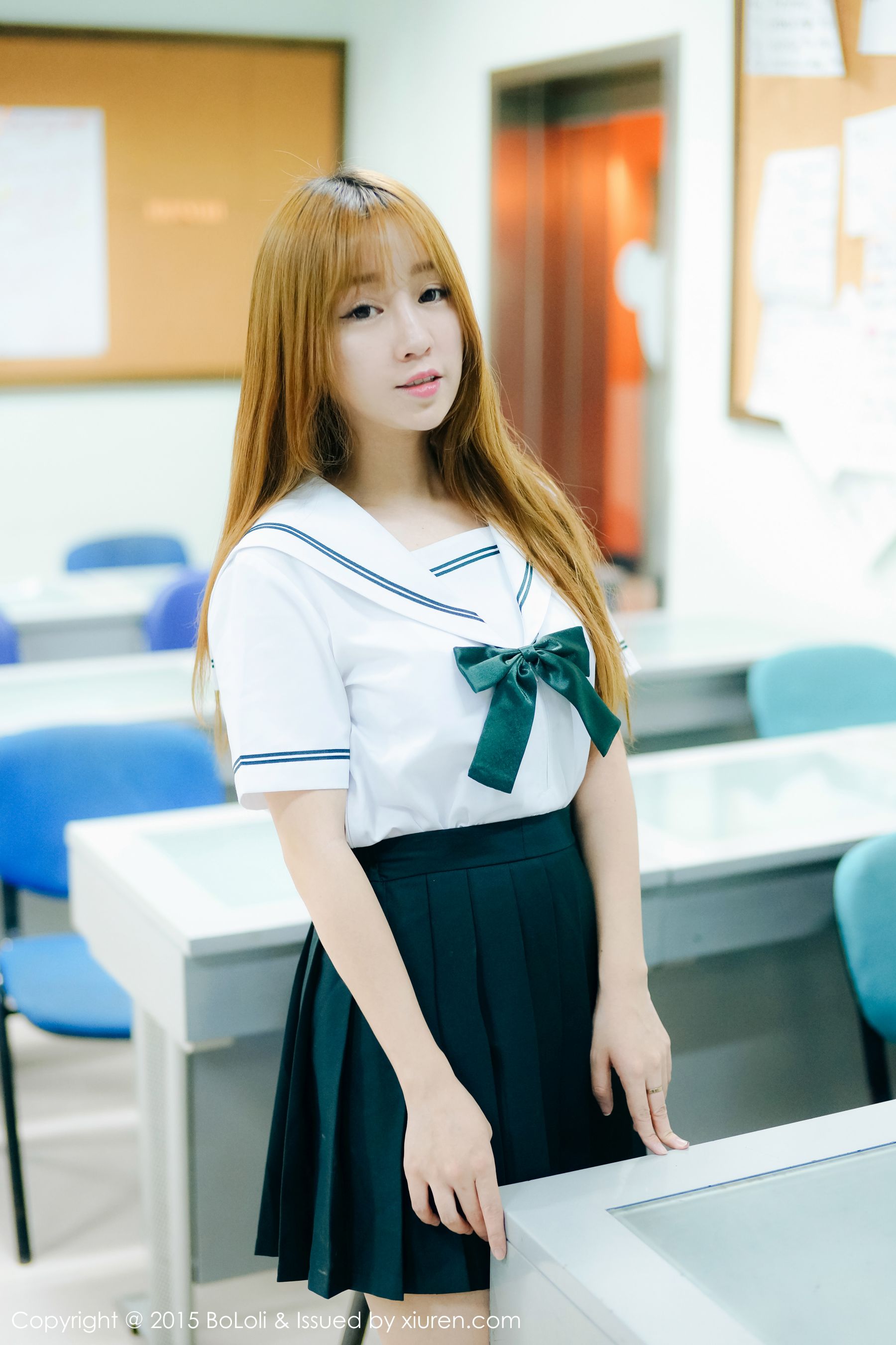 王语纯《JK制服》 [BoLoli波萝社] Vol.035 写真集_第2张