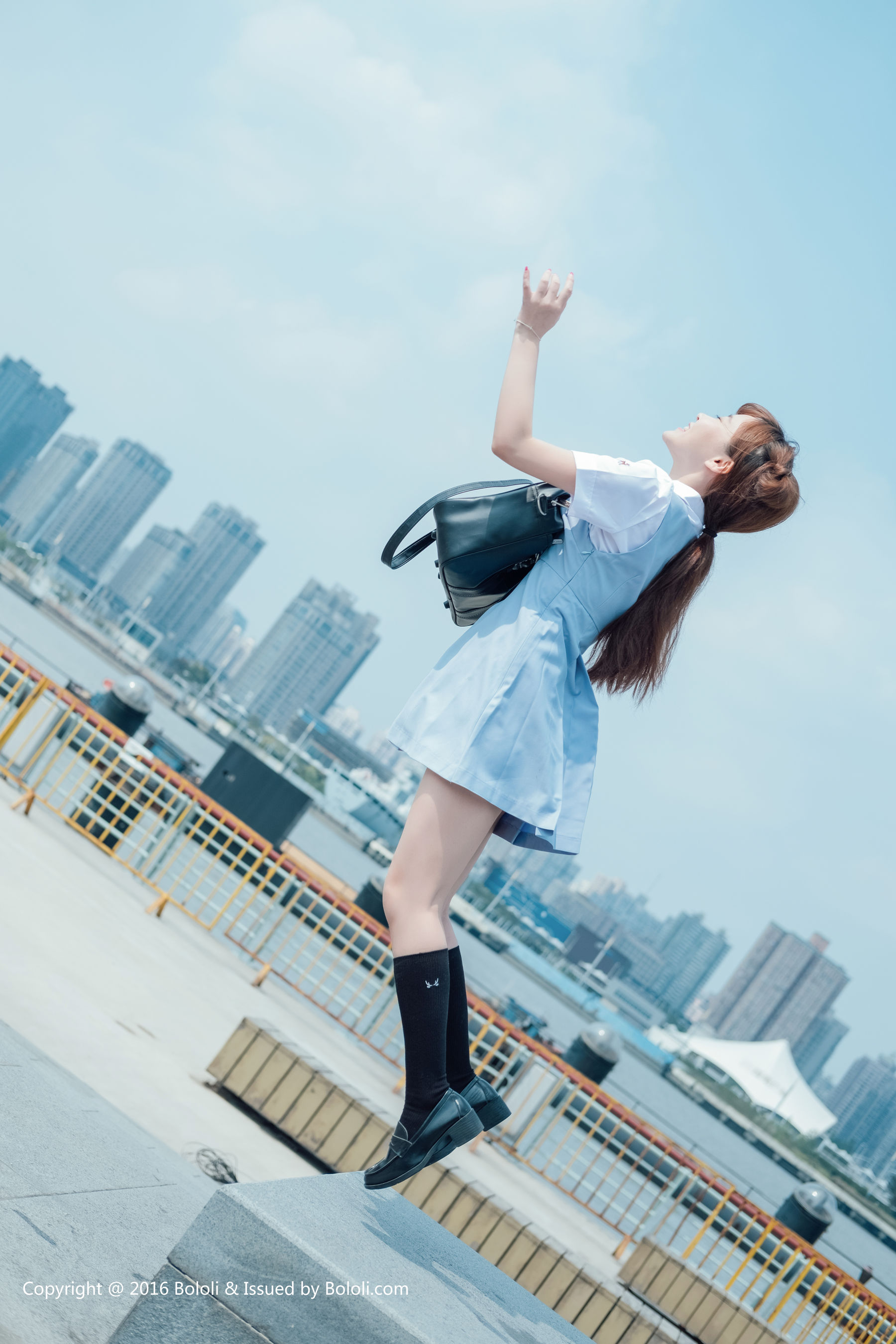 制服女神柳侑绮《青涩的回忆》 [Bololi波萝社] BOL.006_第2张