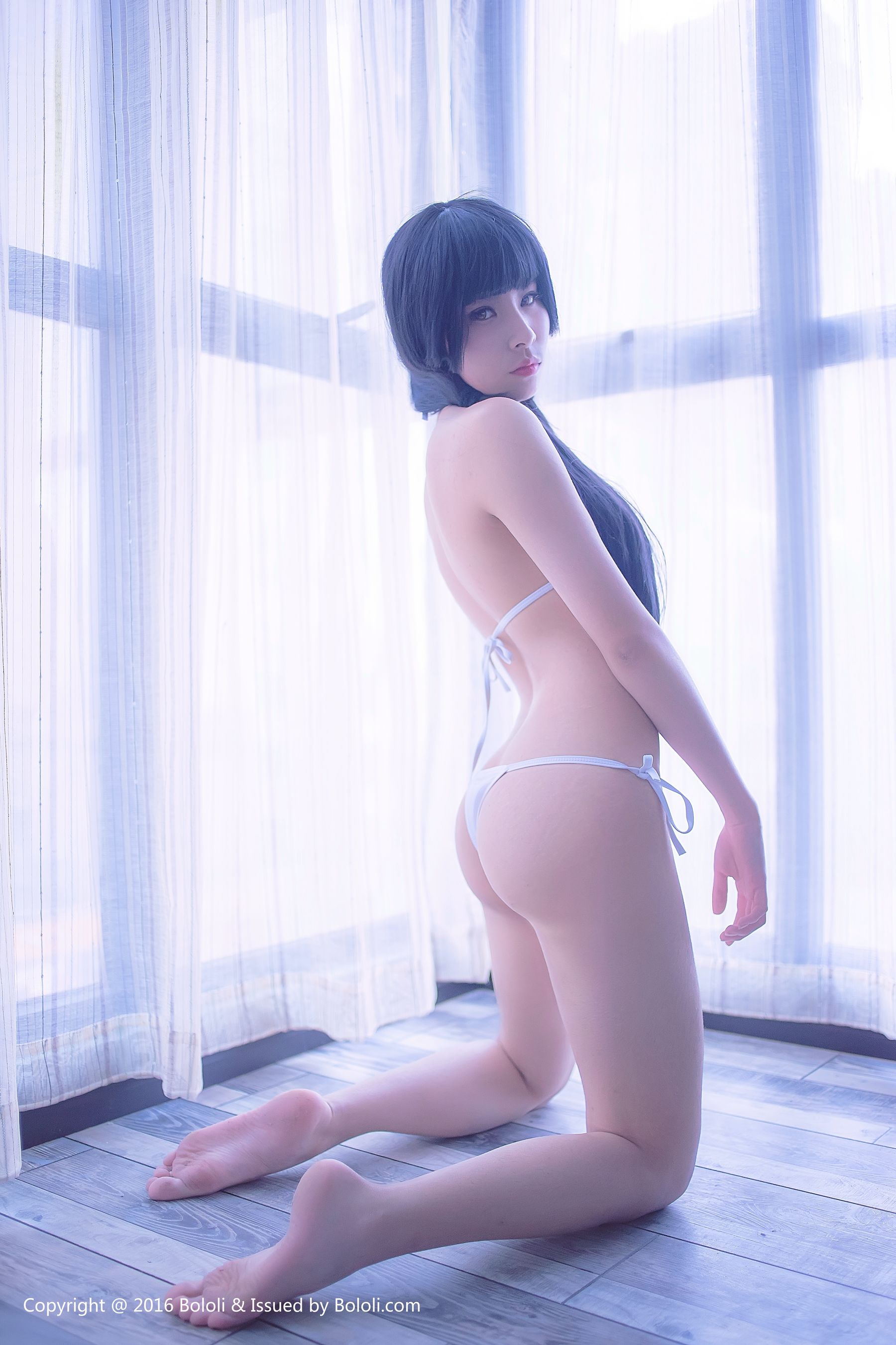 熙目子《白色比基尼》 [Bololi波萝社] BOL.043_第5张