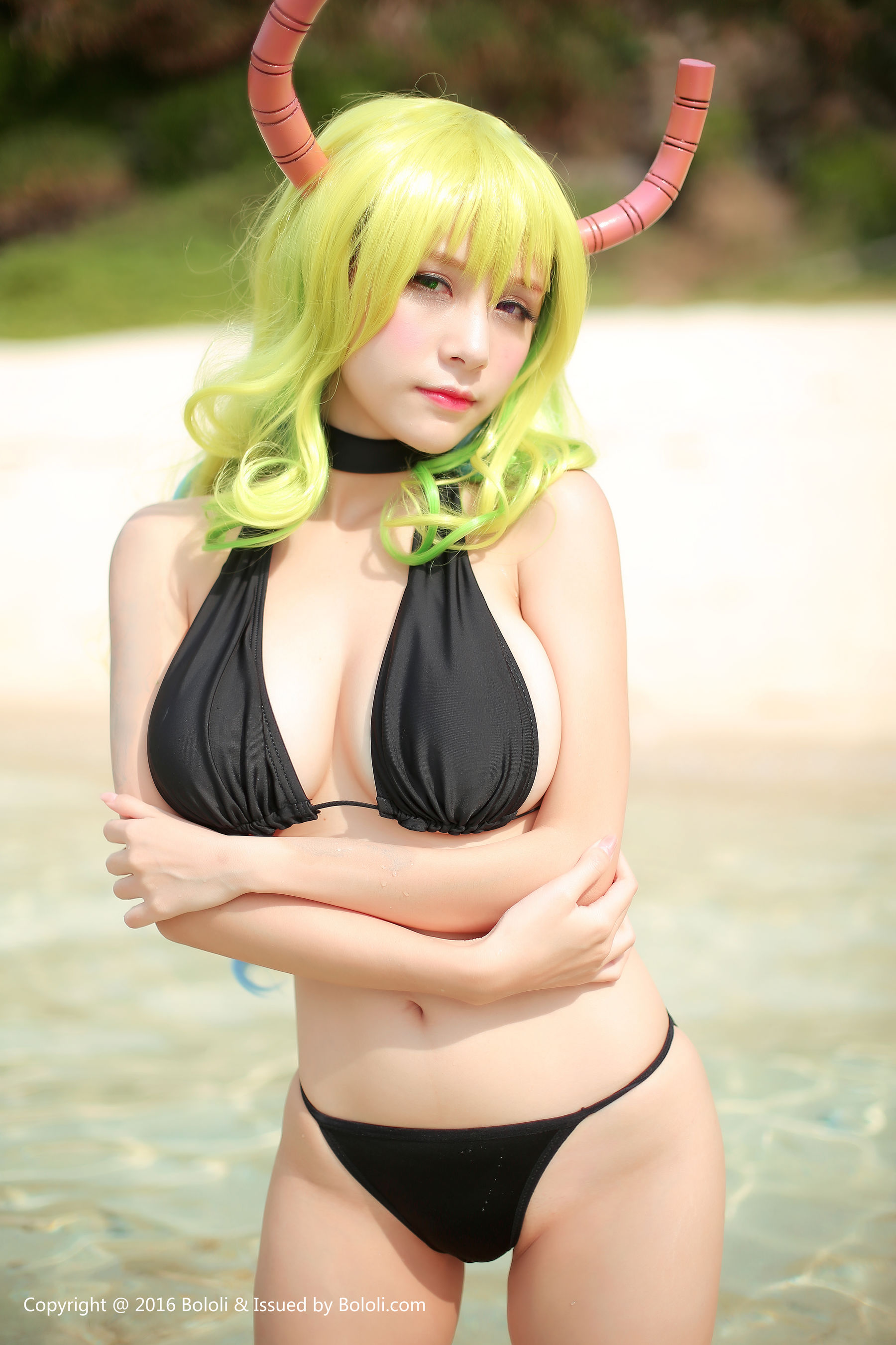 柳侑绮、夏美酱《妹抖龙比基尼》 [Bololi波萝社] BOL.052_第2张