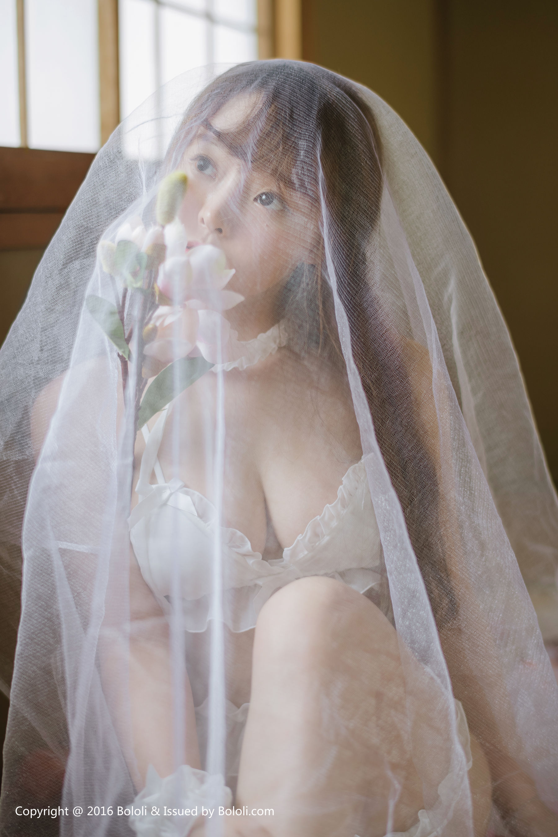 柳侑绮《白纱少女与花》 [Bololi波萝社] BOL.090_第4张