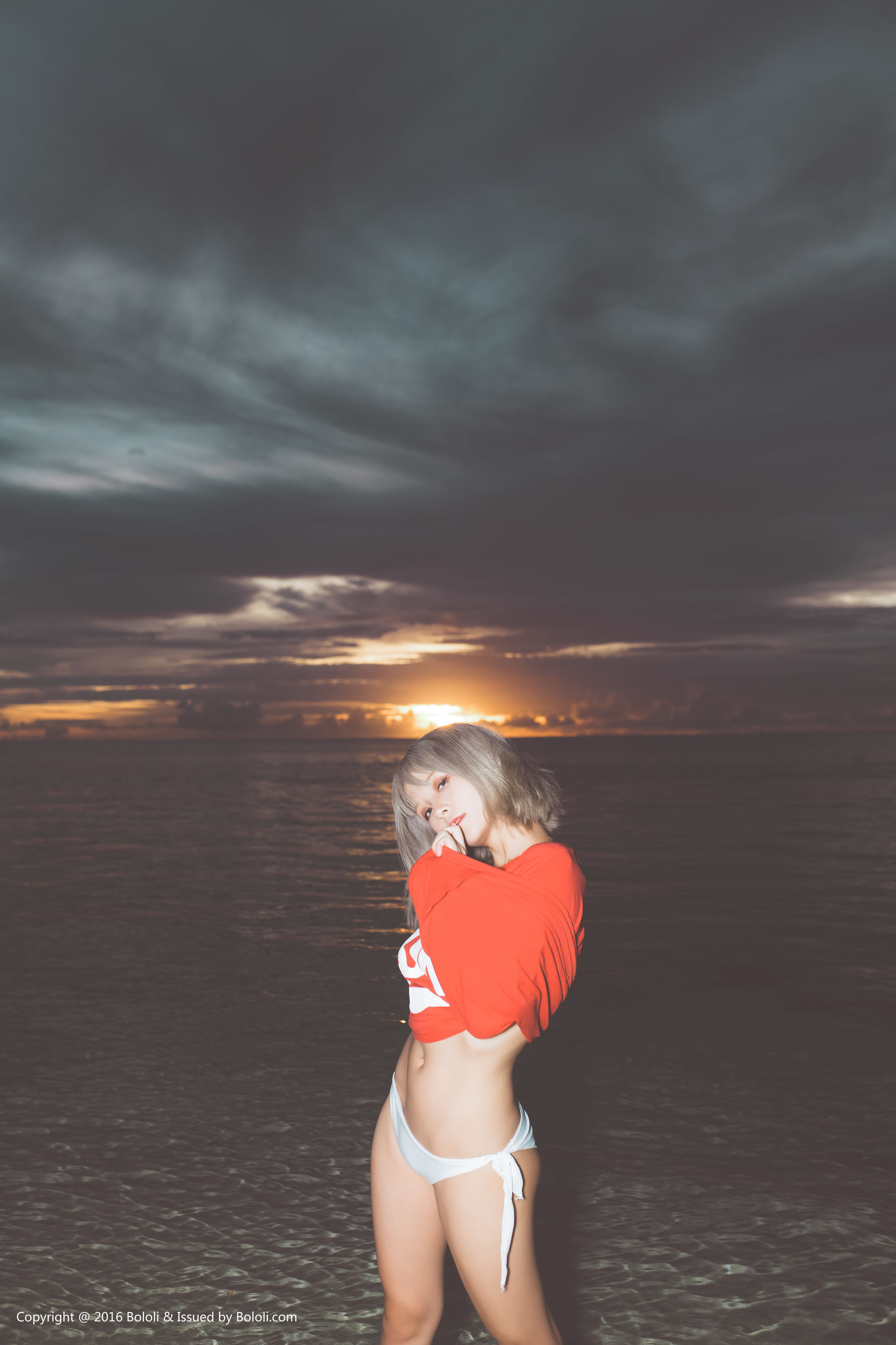 夏美酱《夏美的海边风情》 [波萝社BoLoli] BOL.123_第4张