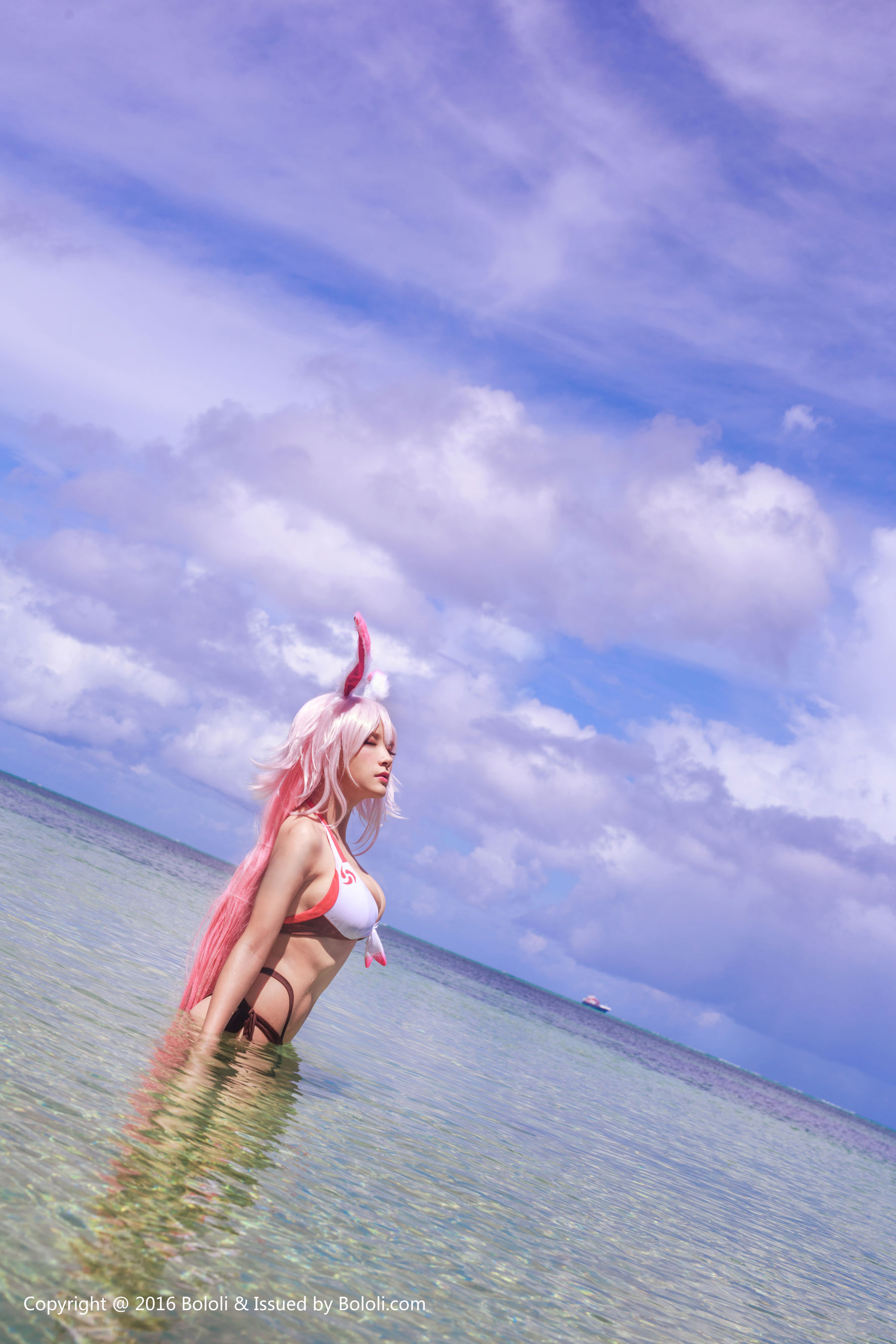 夏美酱《八重樱》 [波萝社BoLoli] BOL134_第2张